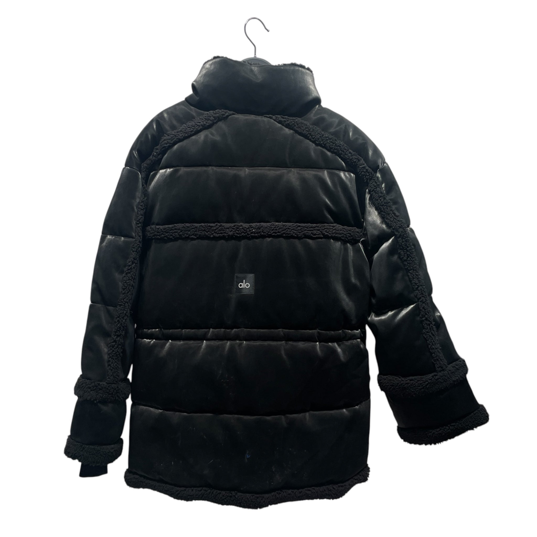 alo(ALO YOGA)/Puffer Jkt/M/Cotton/BLK/ice black view 2