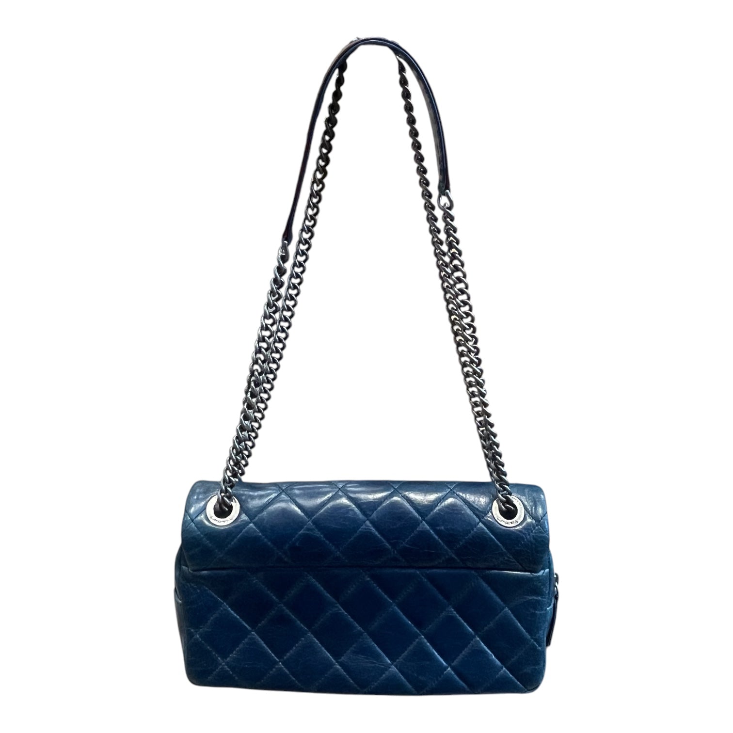 CHANEL/Bag/Leather/BLU/DUO COLOR FLAP view 2