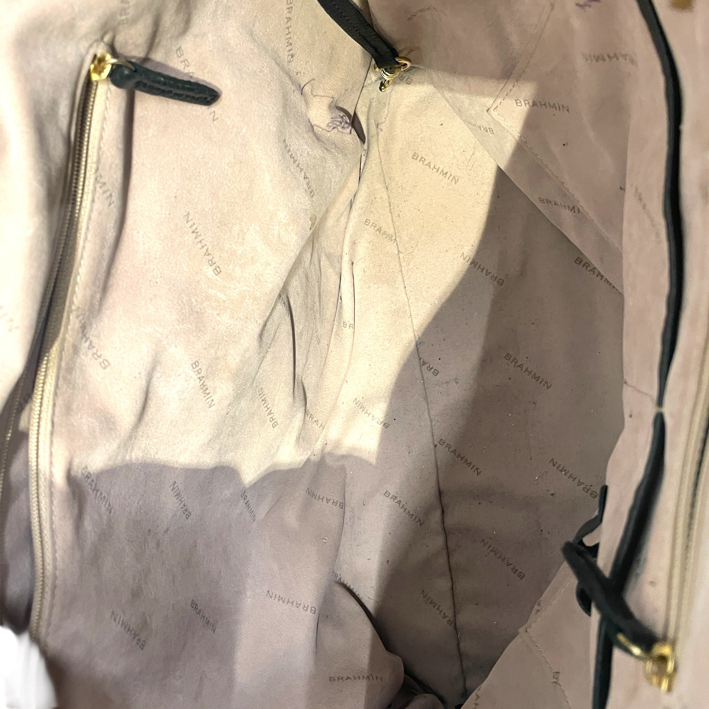Brahmin/Tote Bag/Leather/BLK/ view 3