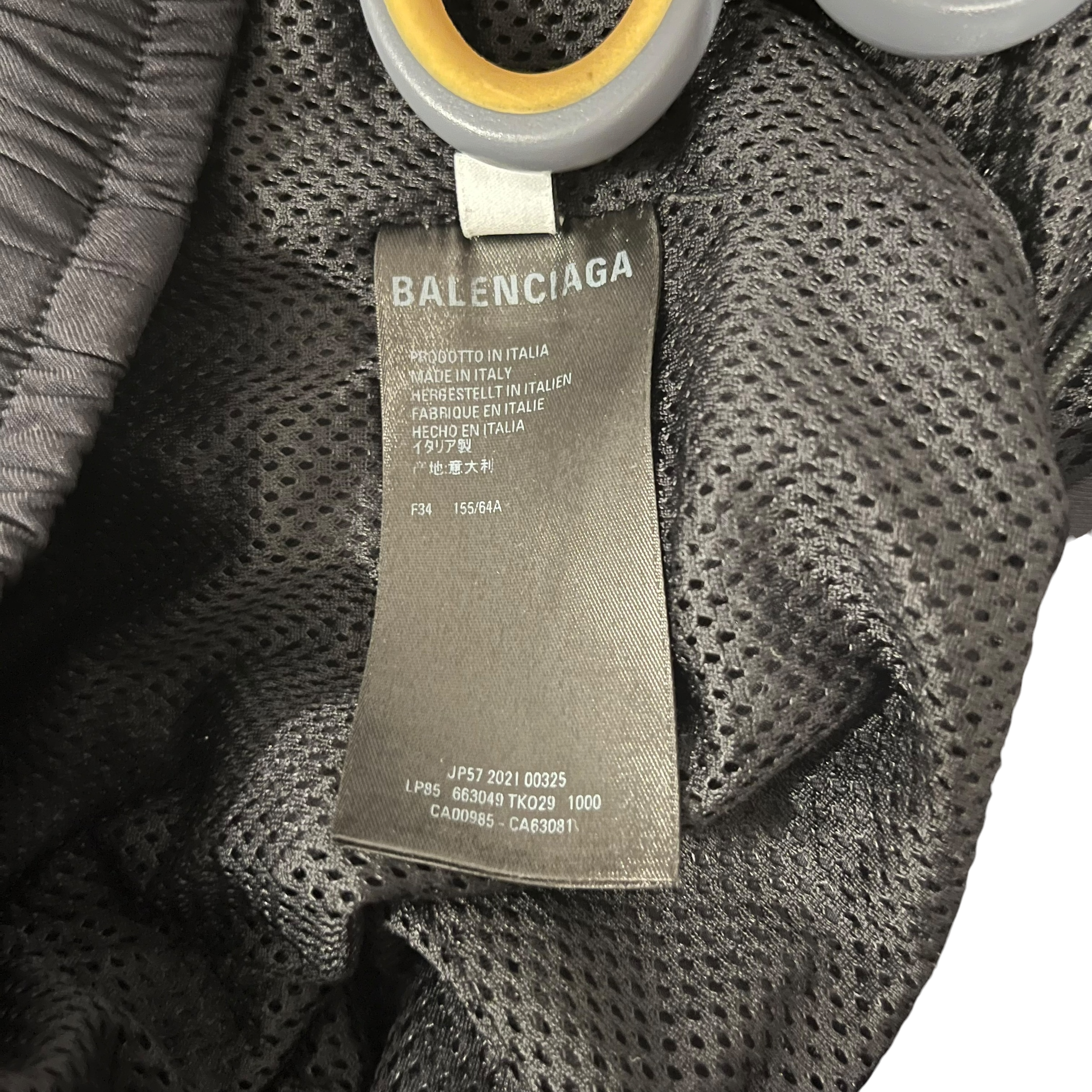 BALENCIAGA/Pants/34/Nylon/BLK/unisex track pants slim view 5