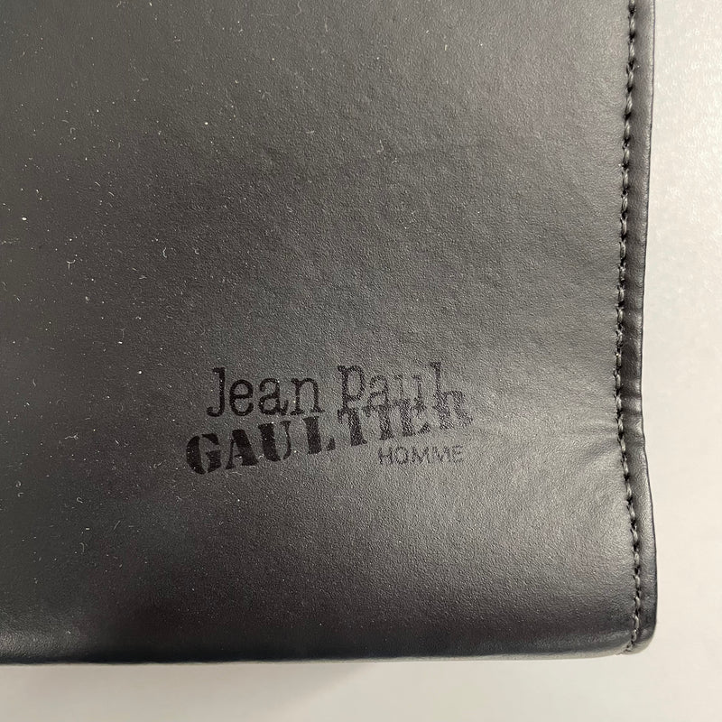 Jean Paul GAULTIER HOMME/Clutch Bag/Leather/BLK/