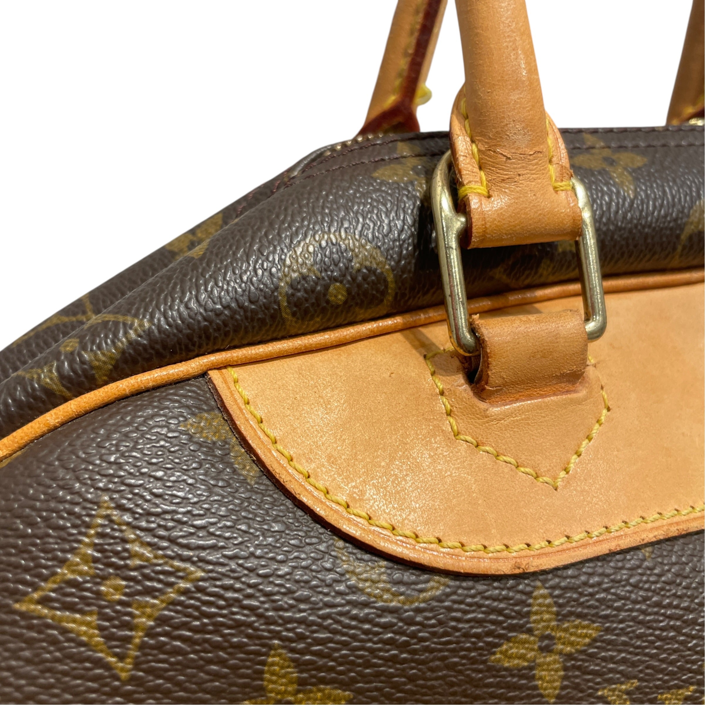 LOUIS VUITTON/Hand Bag/Monogram/Leather/BRW/Deauville Handbag view 6
