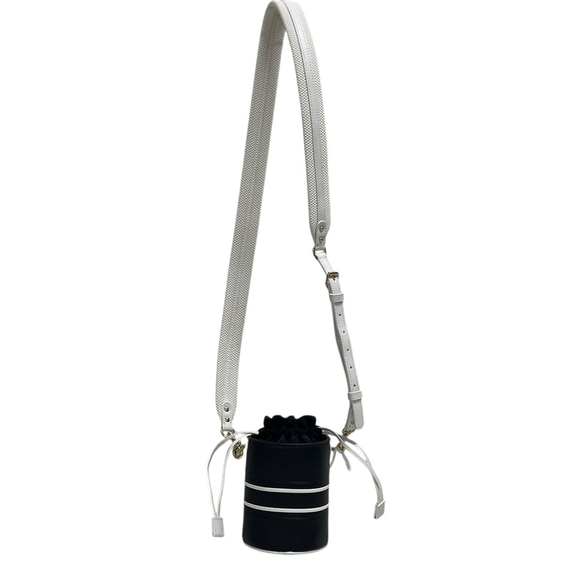 Christian Dior/Basket Bag/Graphic/Leather/NVY/VIBE MICRO BAG
