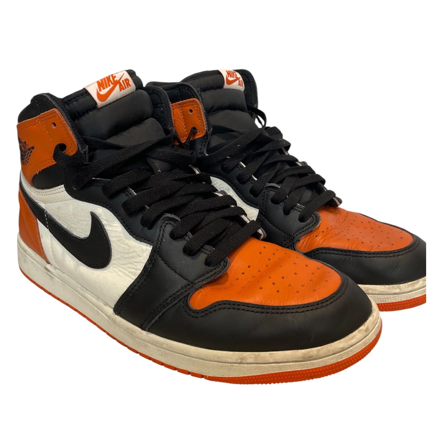 air-J/Hi-Sneakers/US 12/Leather/ORN/RETRO SHATTERED BACKBOARD view 1