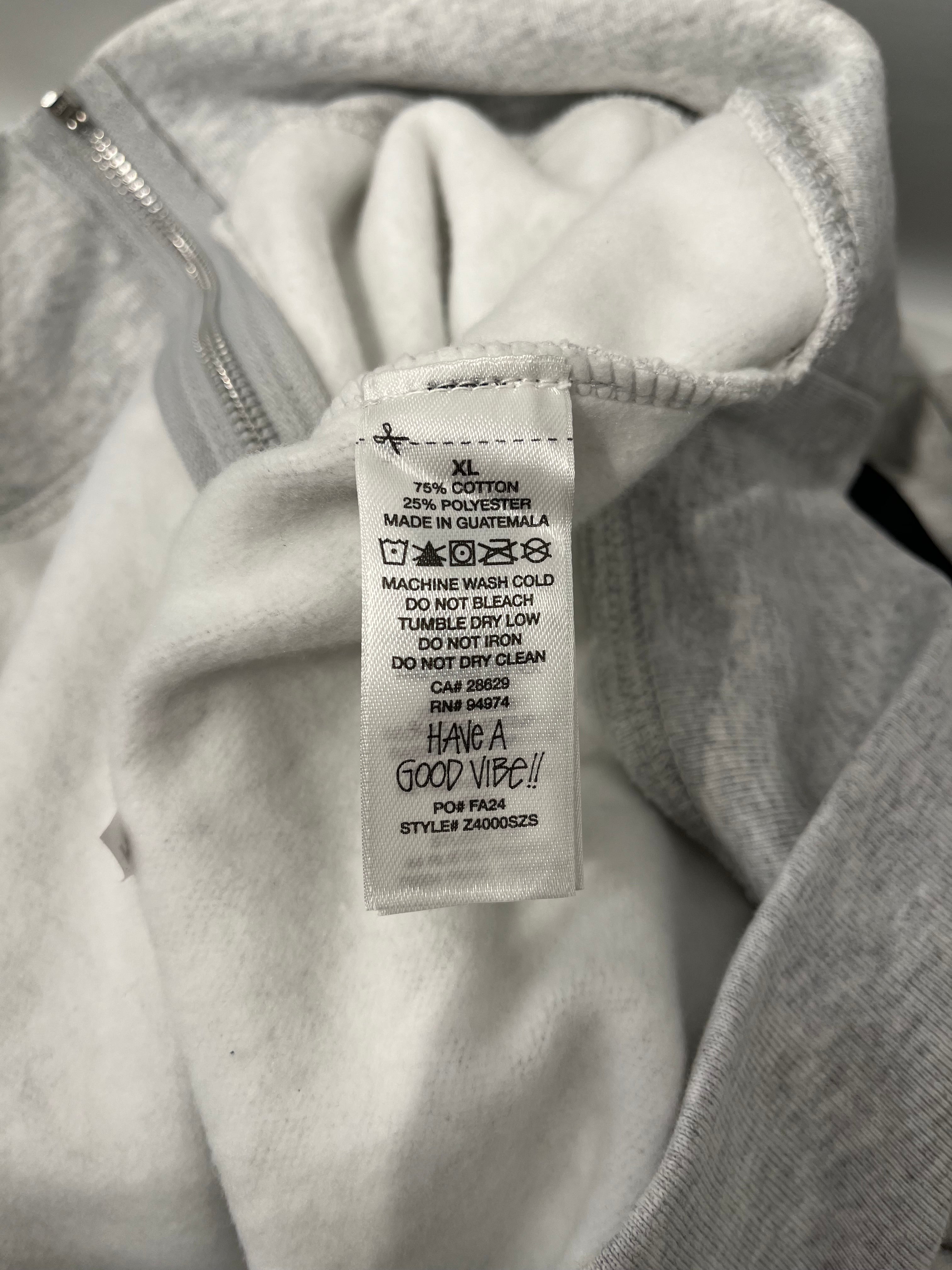 STUSSY/Hoodie/XL/Graphic/Cotton/GRY/ny exclusive zip up bnwt gray view 5