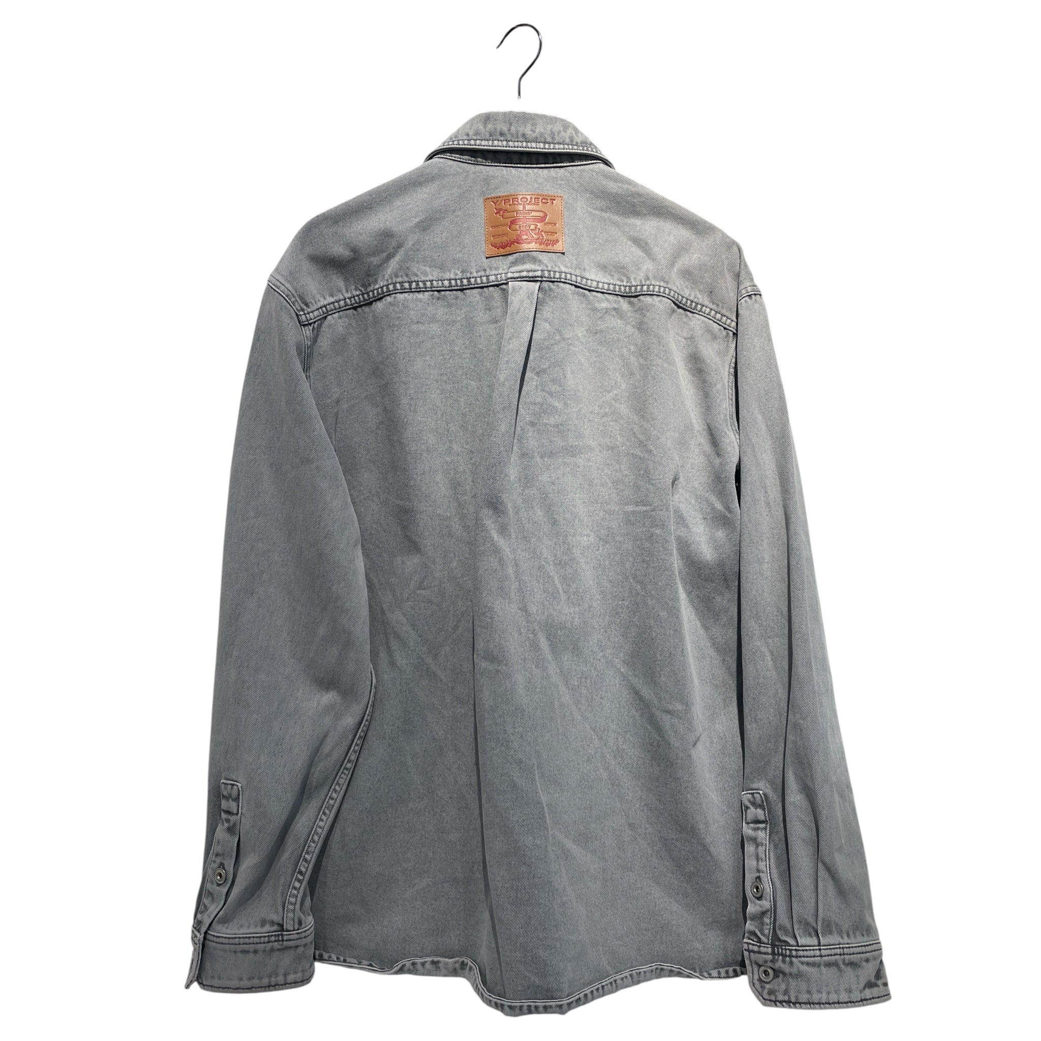 Y/PROJECT/Denim Jkt/M/Cotton/GRY/LAYERED DENIM JACKET view 2