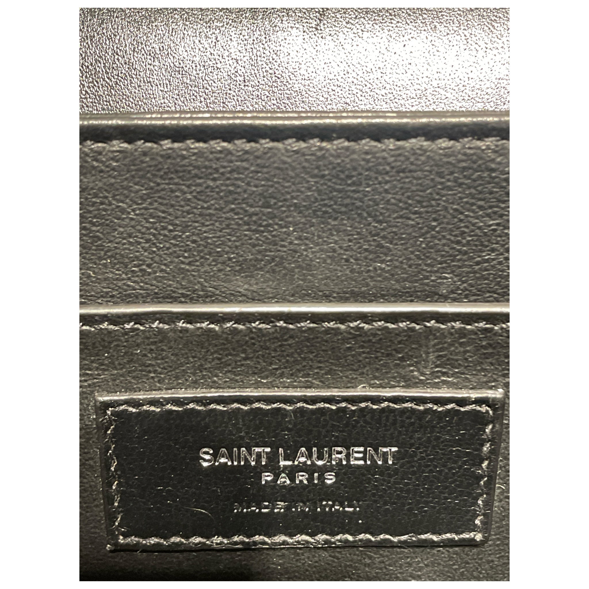 YVES SAINT LAURENT/Cross Body Bag/Leather/BLK/Sofferino Cross Body Bag view 4