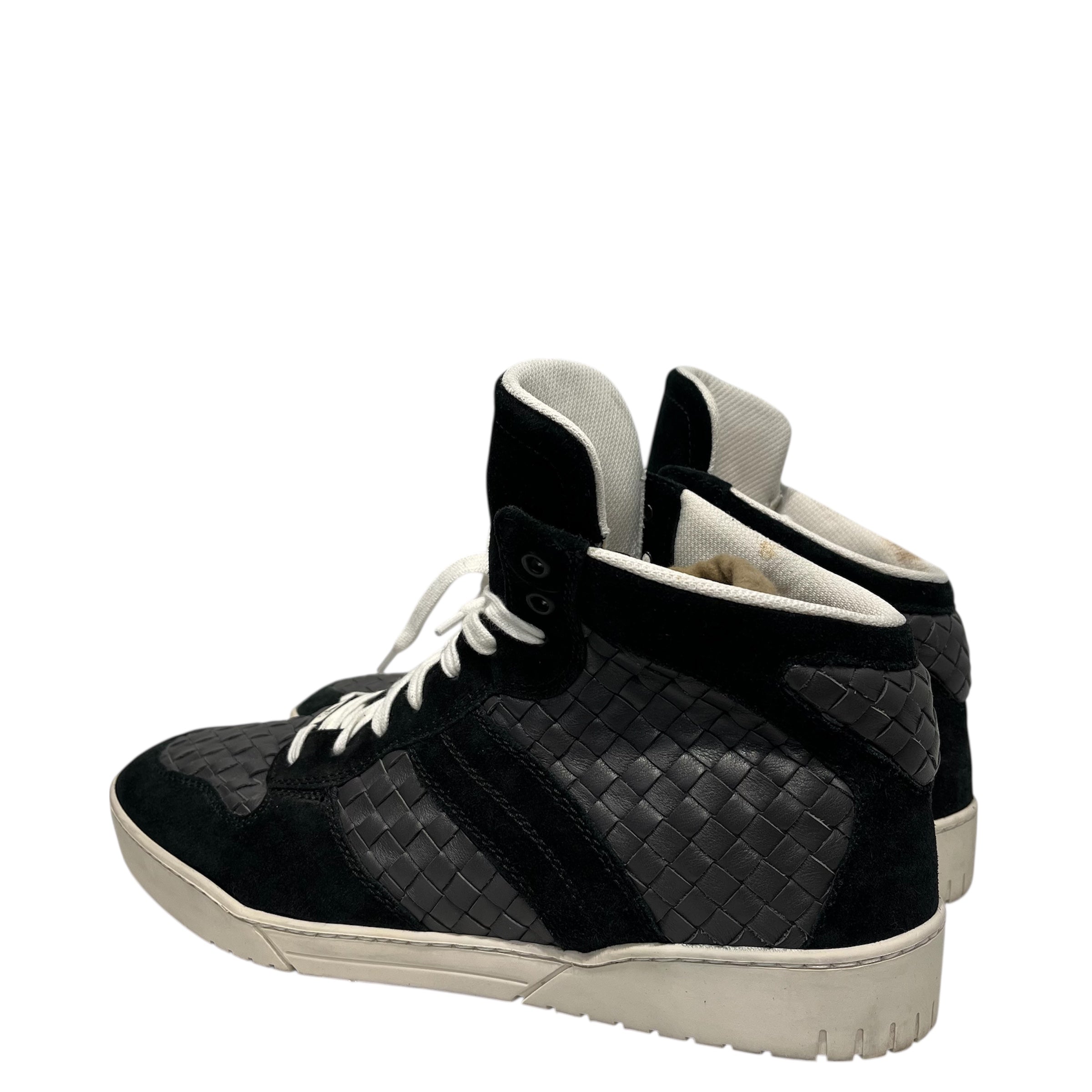 BOTTEGA VENETA/Hi-Sneakers/US 12/NVY/ view 2