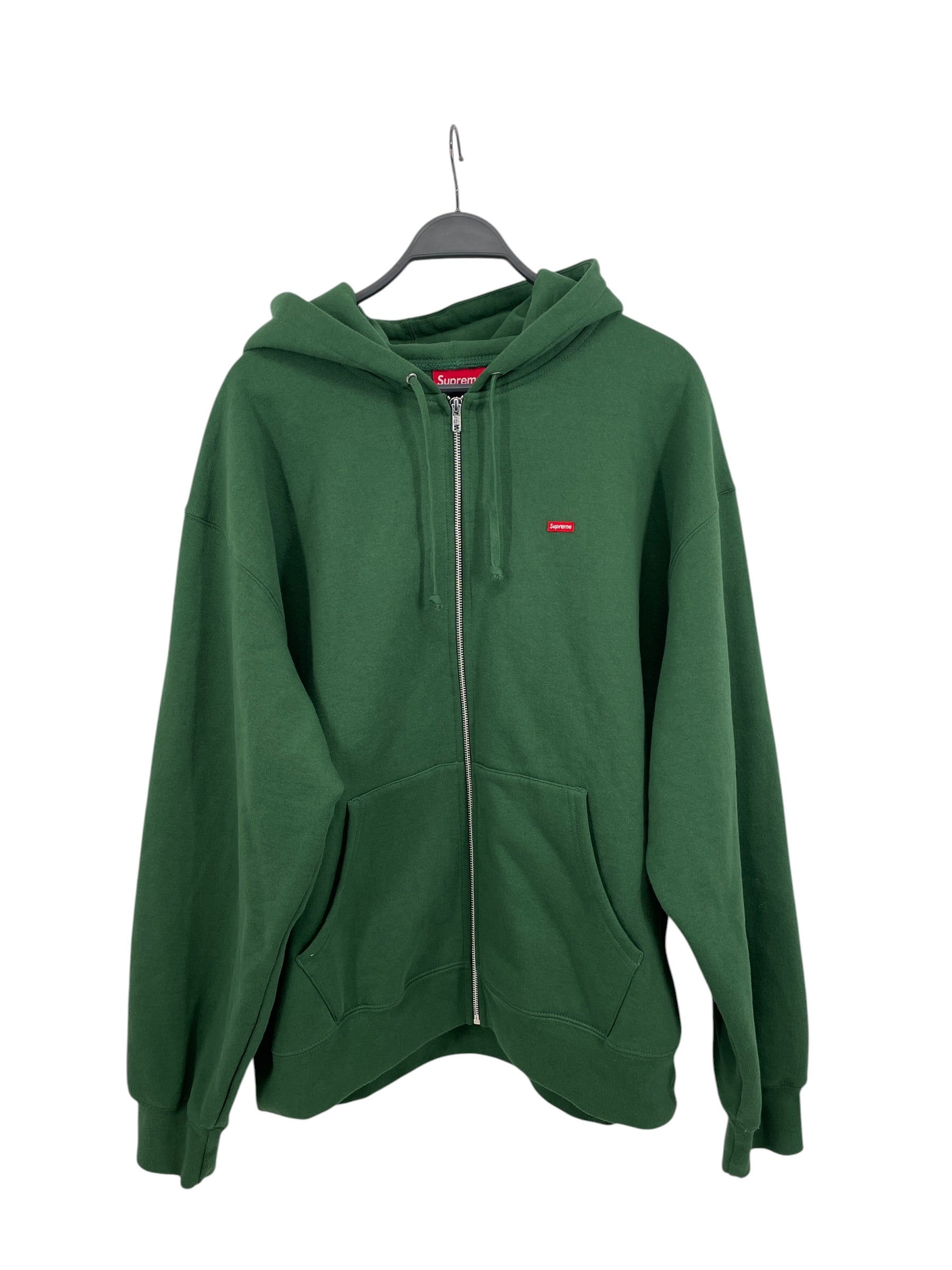 Supreme/Hoodie/XXL/Cotton/GRN/ZIP UP SMALL BOGO HOODIE view 1