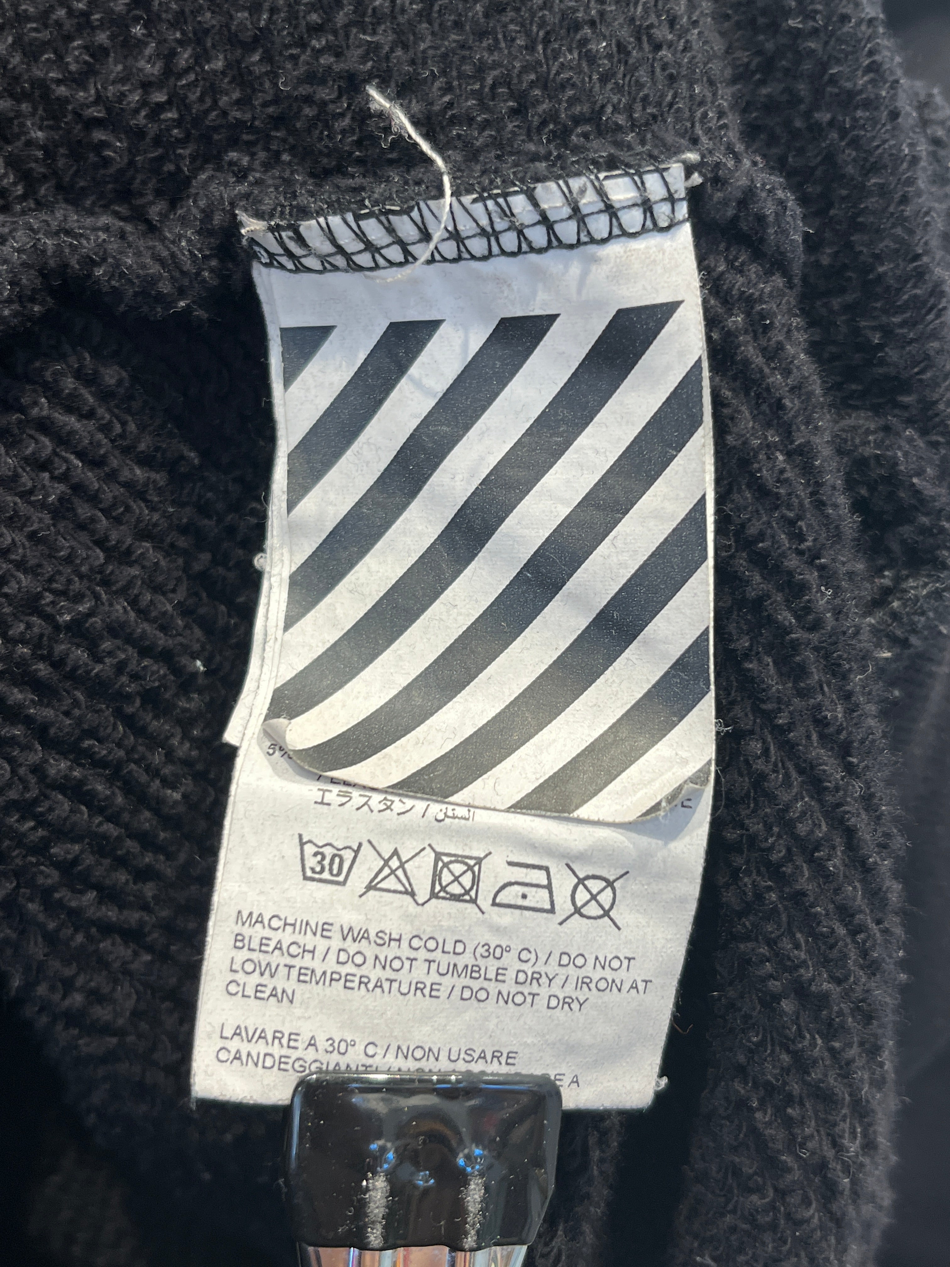 OFF-WHITE/Hoodie/Cotton/BLK/ view 3
