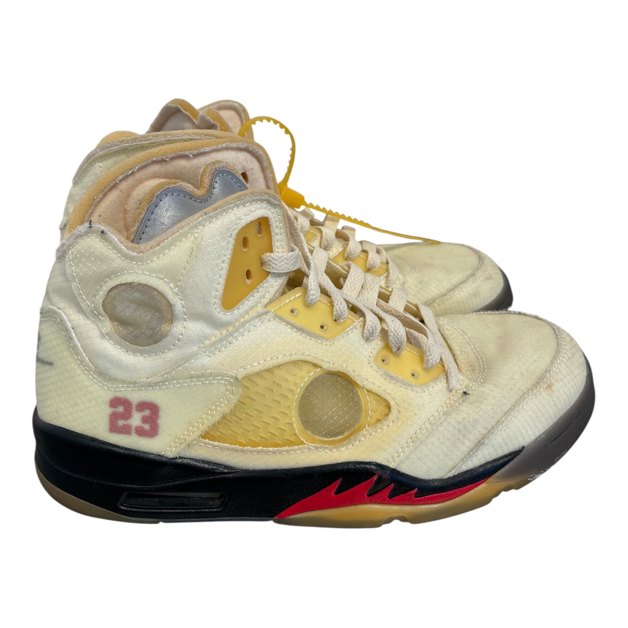 JORDAN BRAND/OFF-WHITE/Hi-Sneakers/US 8/YEL/ view 2