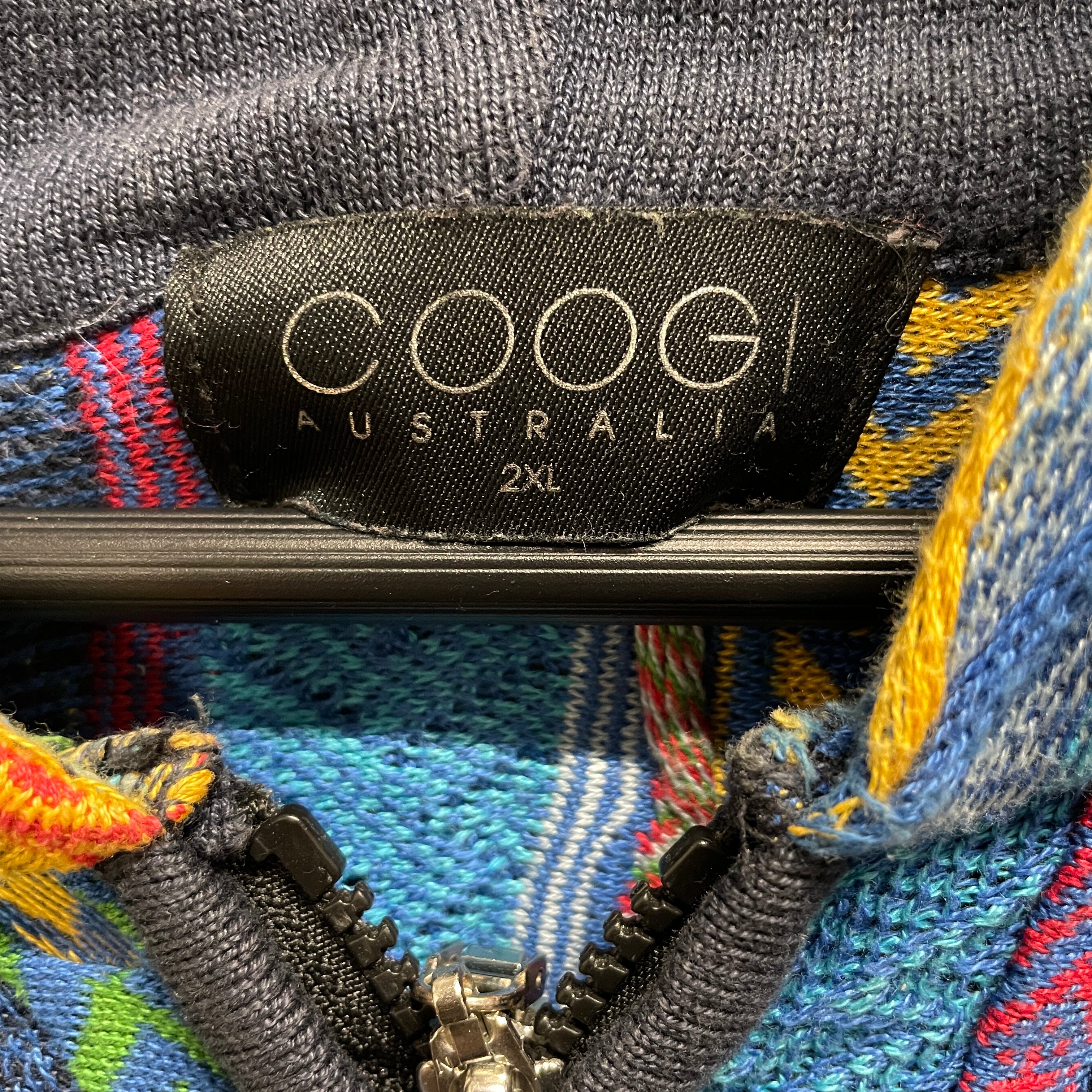 COOGI/Zip Up Hoodie/XXL/Stripe/Cotton/MLT/ALL OVER PATTERN/STRIPES view 3