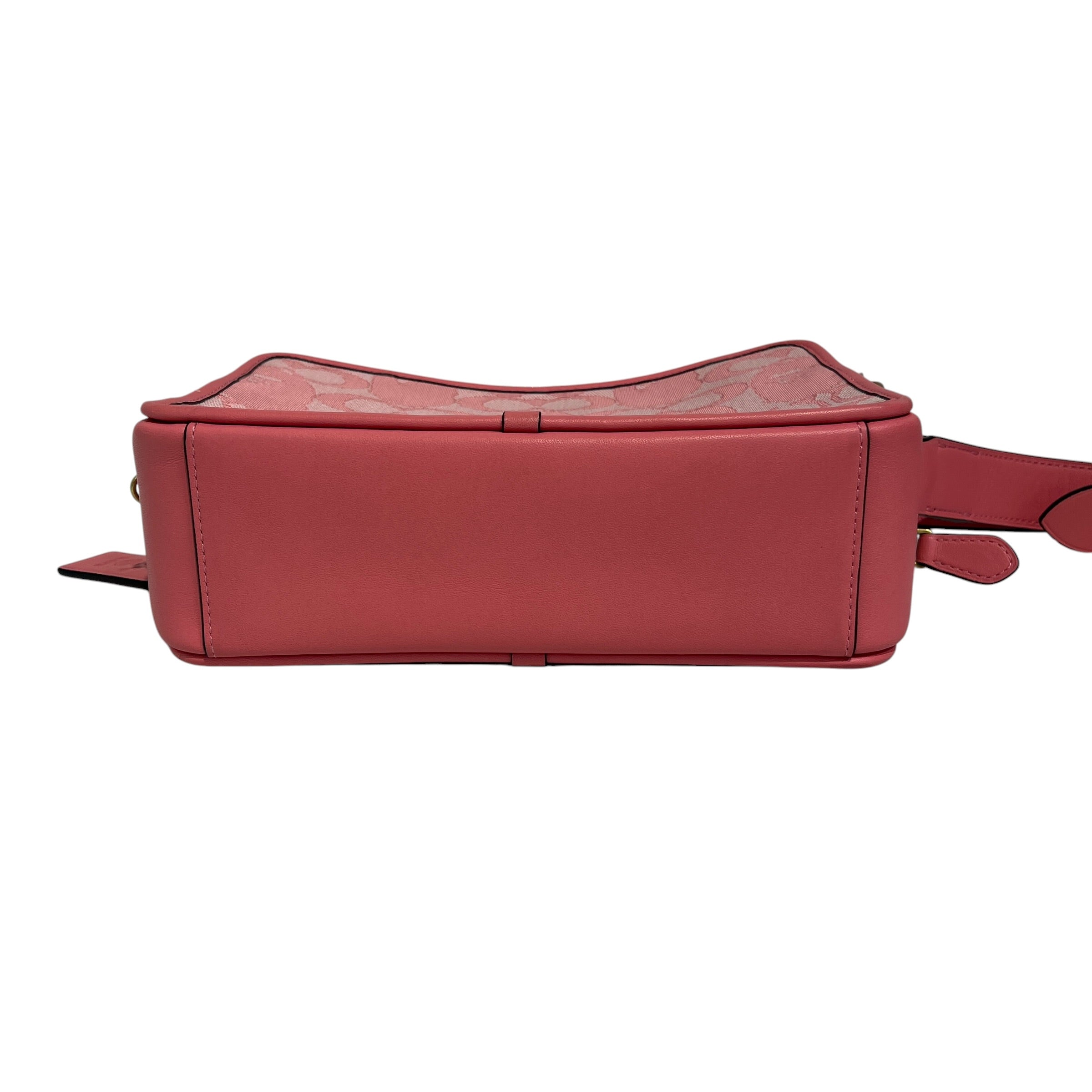 COACH/A BATHING APE/Cross Body Bag/Monogram/Leather/PNK/Bape Head repeat view 3