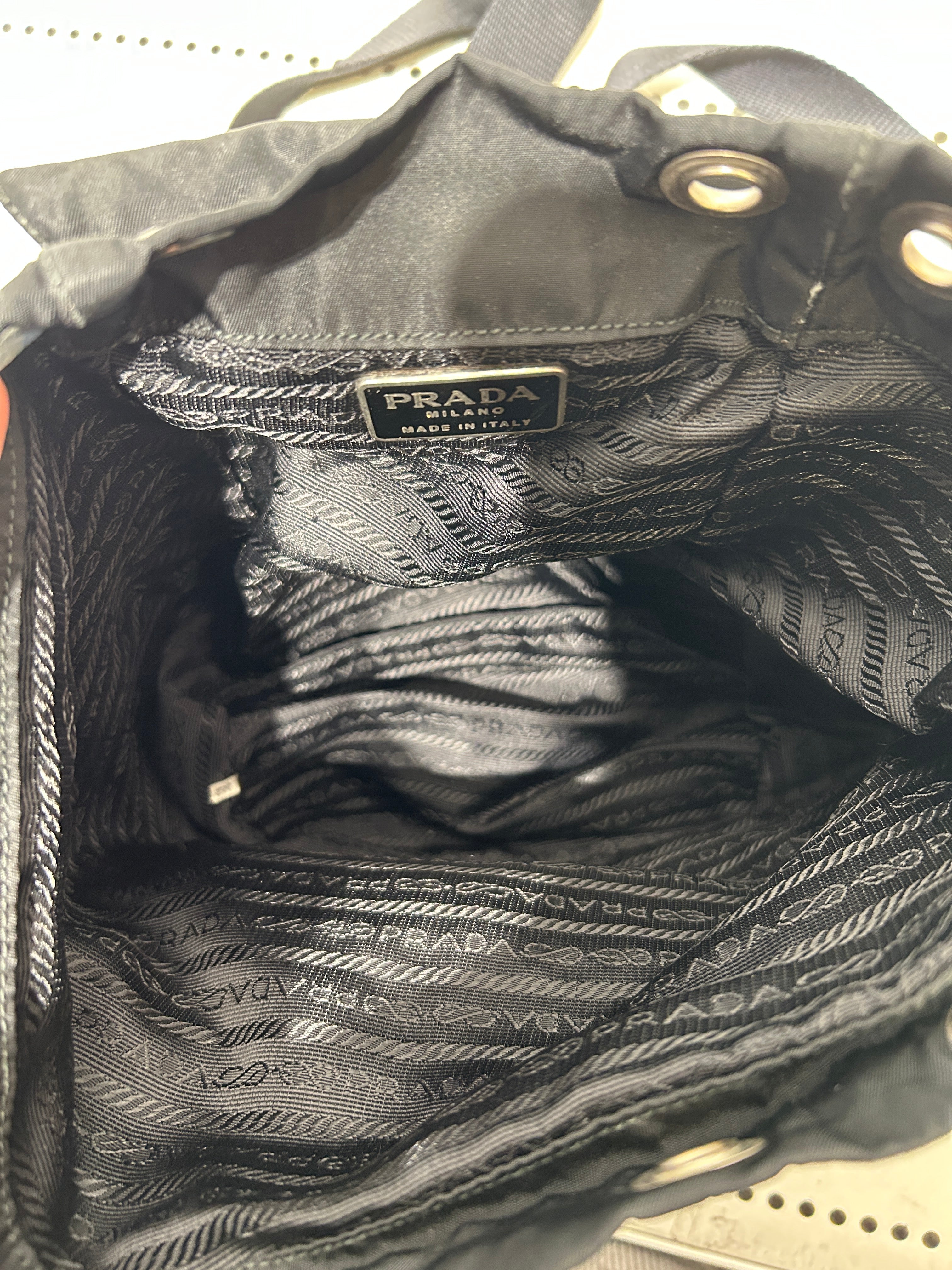 PRADA/Backpack/Nylon/BLK/SMALL NYLON BACKPACK view 4