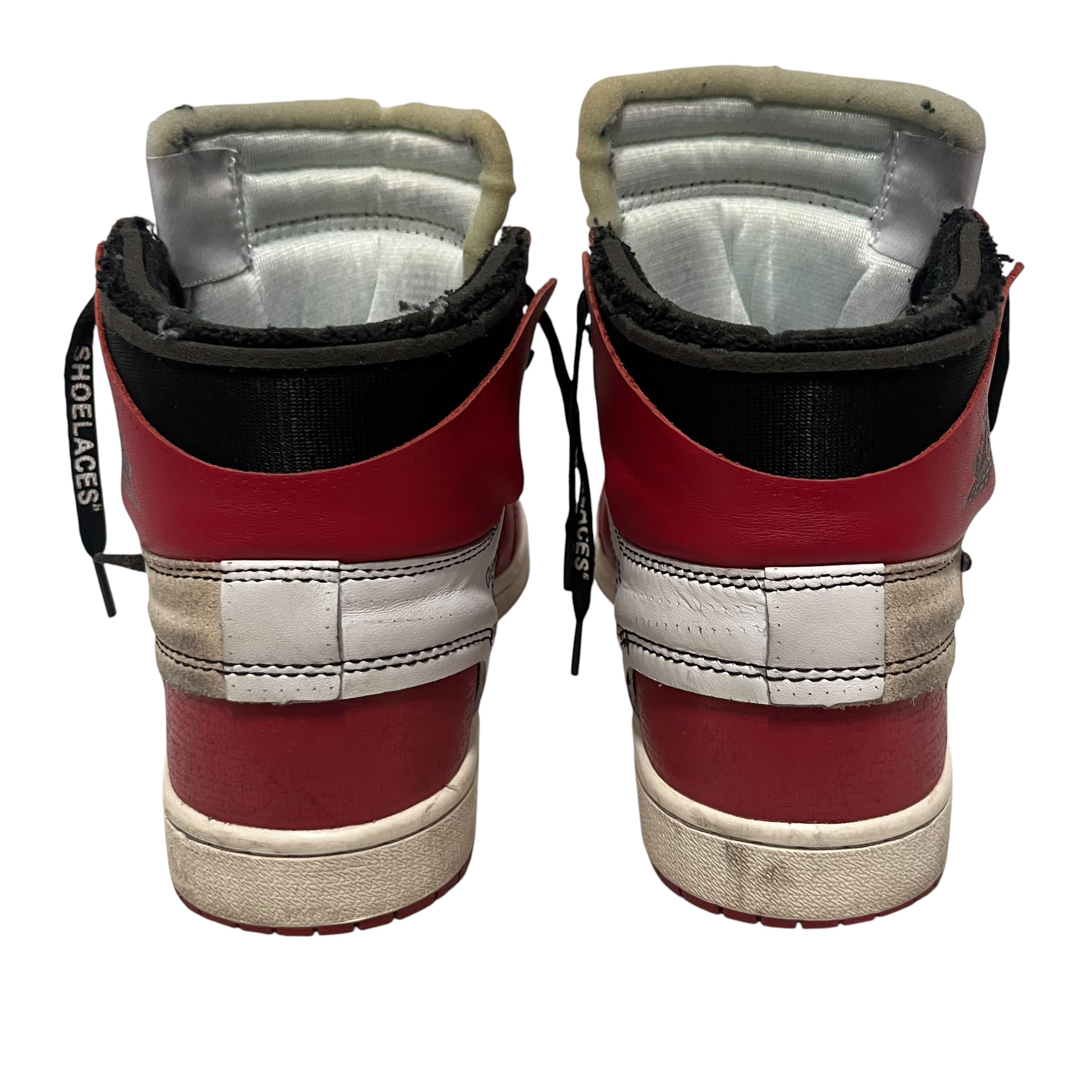 NIKE/OFF-WHITE/Hi-Sneakers/US 9.5/RED/airjordan1 view 4