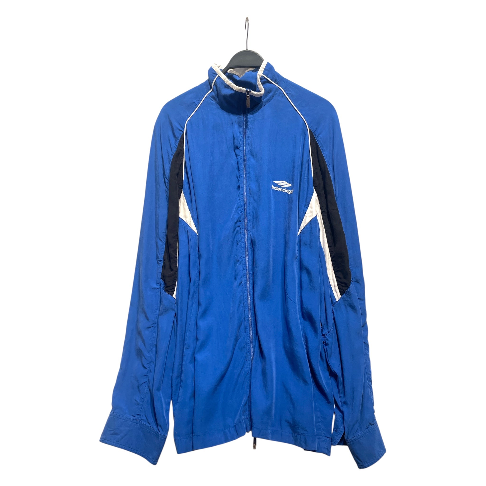 BALENCIAGA/Jacket/3/Cotton/BLU/Sporty Oversized track view 1