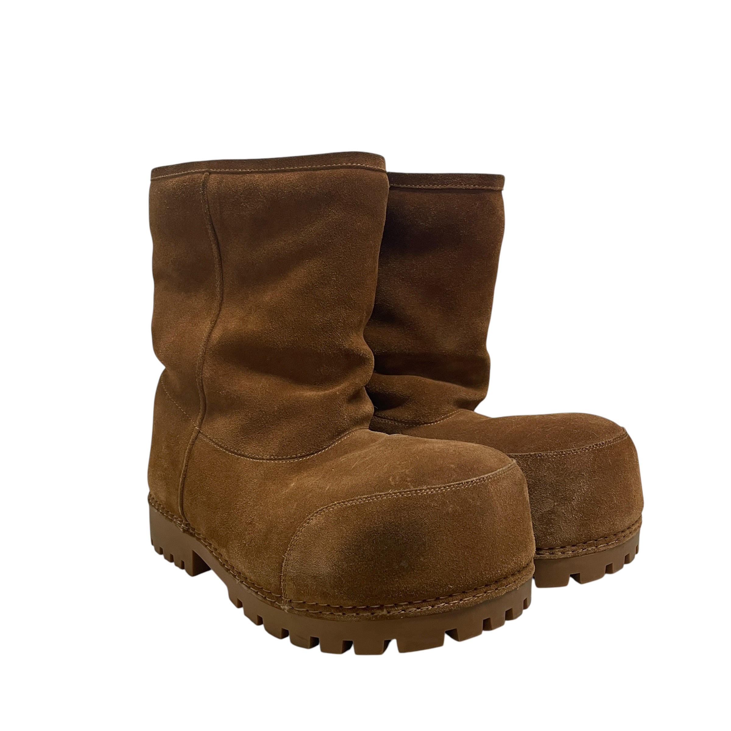 BALENCIAGA/Boots/EU 44/Suede/CML/ALASKA FUR view 1