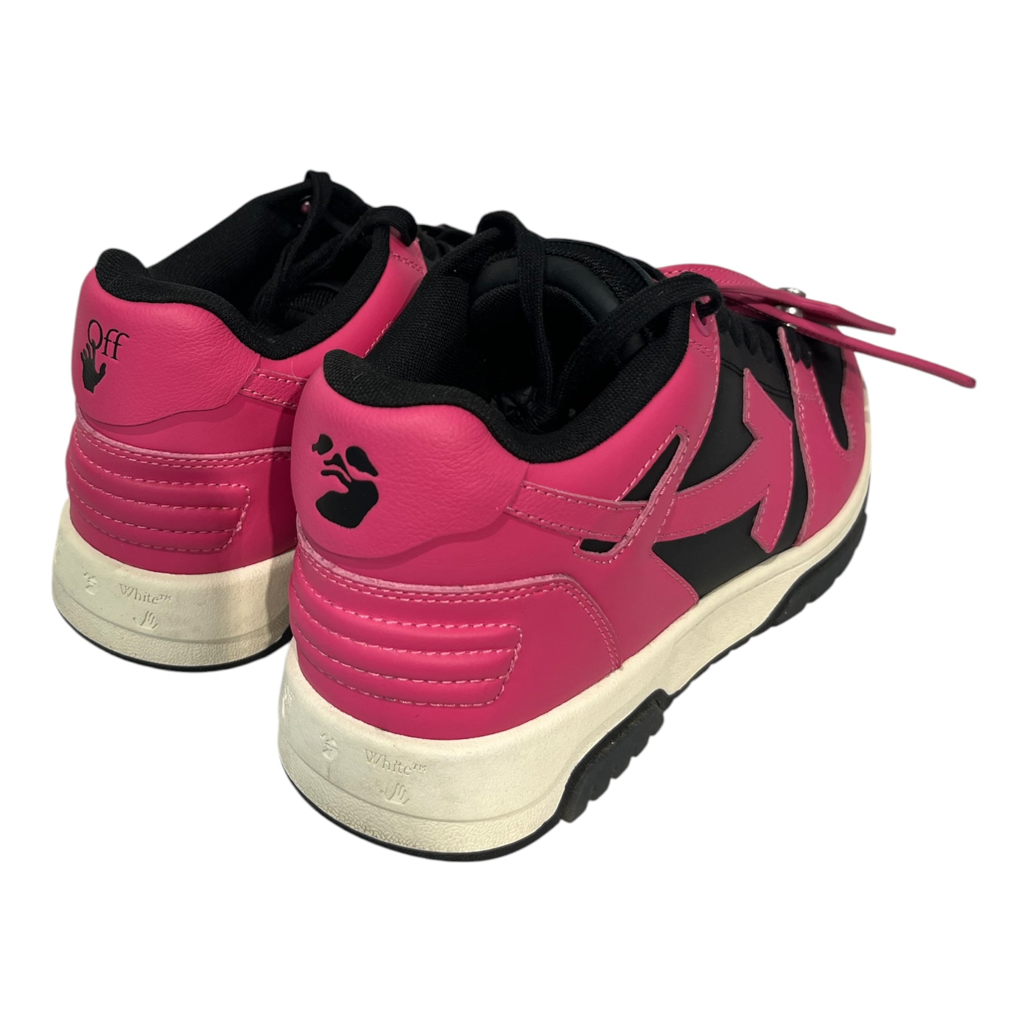 OFF-WHITE/Hi-Sneakers/EU 42/Leather/PNK/U-Tip/OWIA259 out of office fuschia view 2