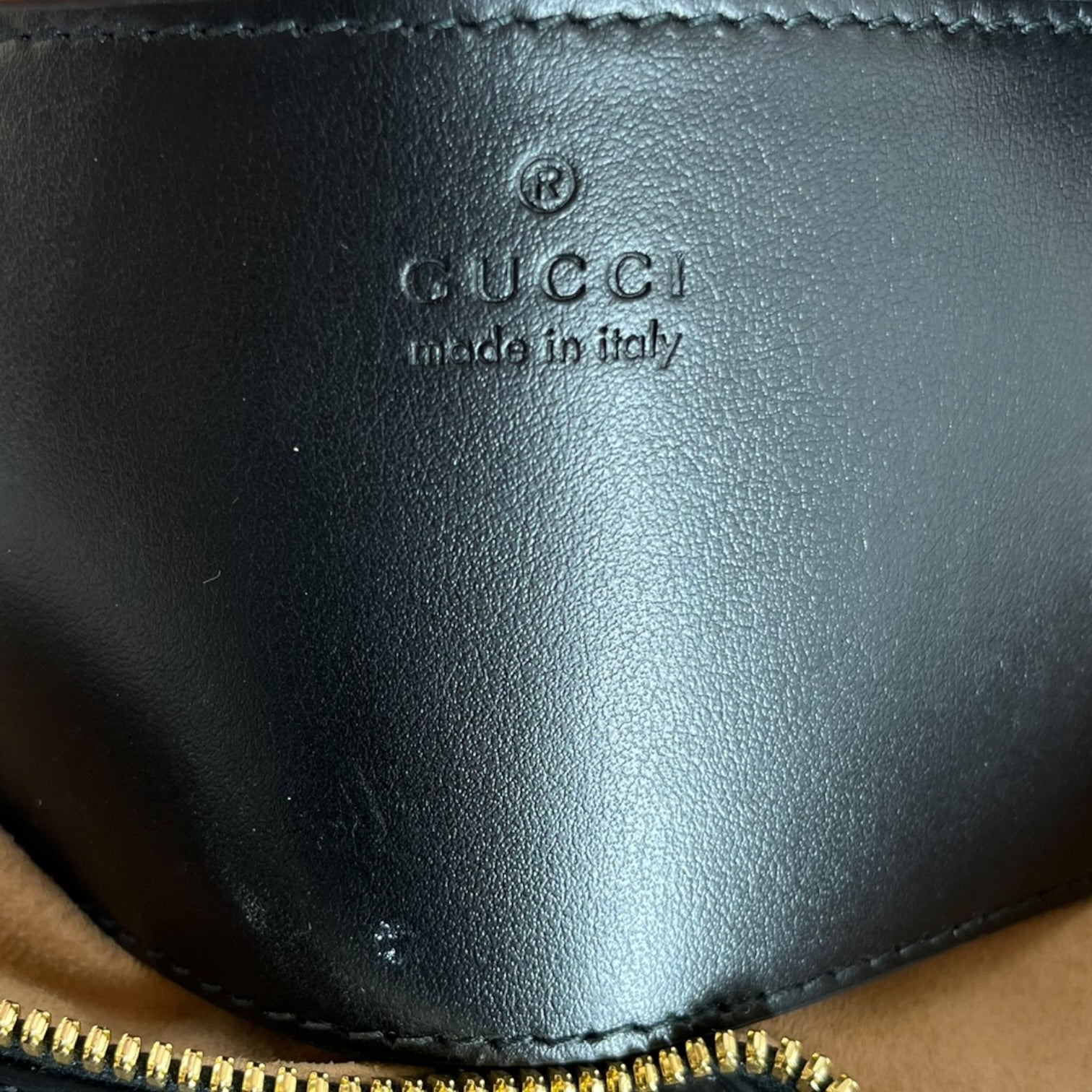 GUCCI/Cross Body Bag/Leather/BLK/MARMONT HEART BAG view 6