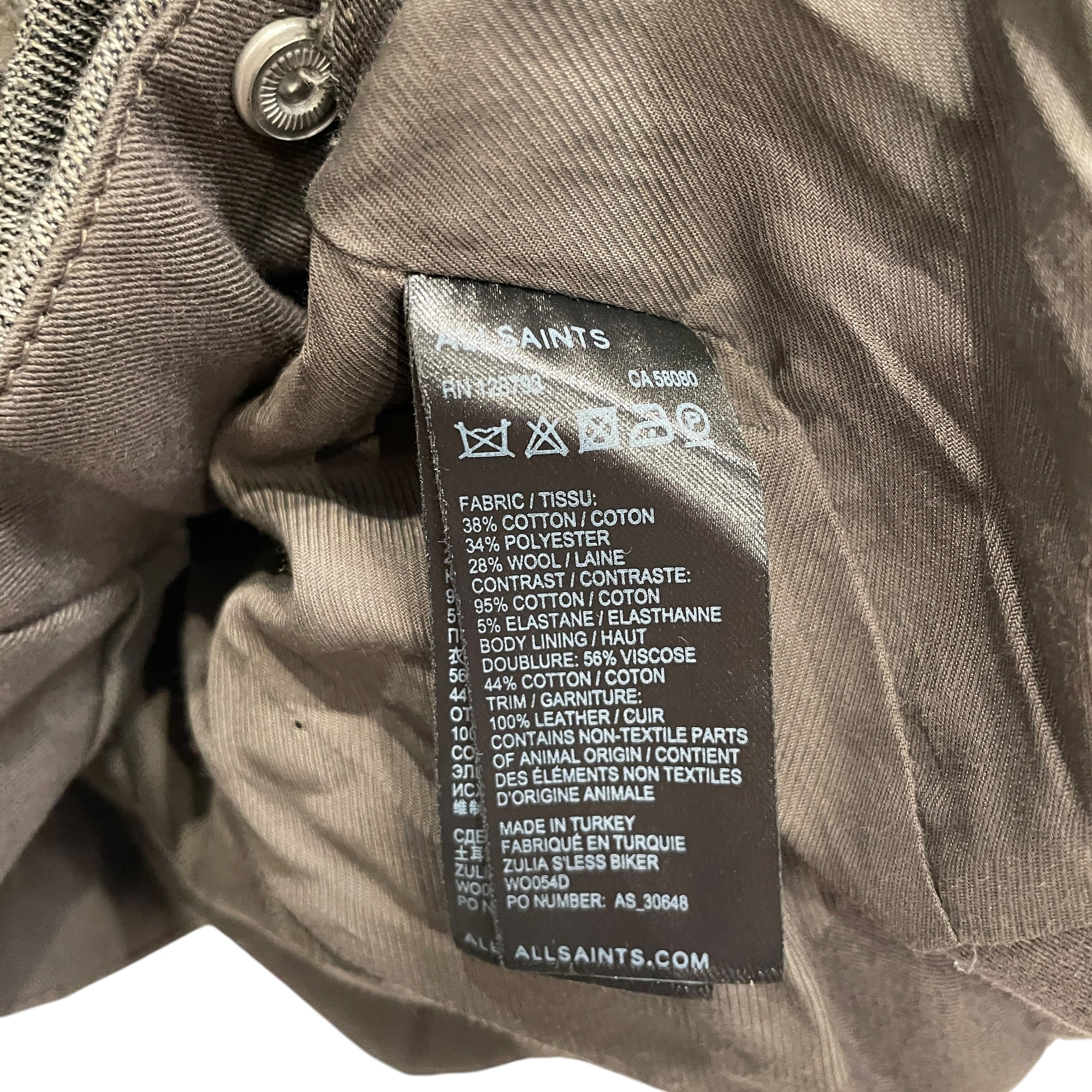 ALLSAINTS/Vest/0/Cotton/GRY/BELTED VEST view 4