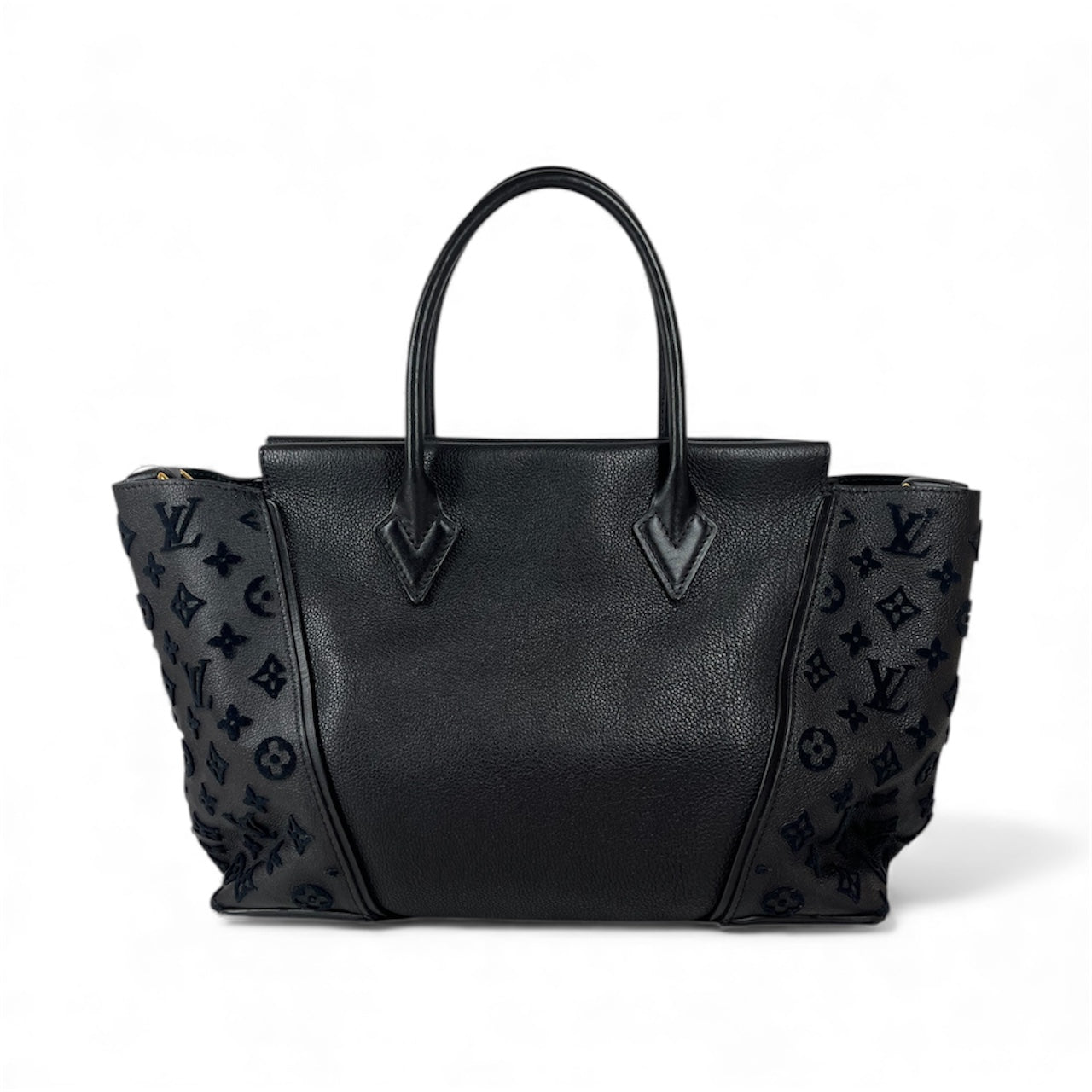 LOUIS VUITTON/Tote Bag/Monogram/Leather/BLK/PM IN BLACK VEAU CACHEMIRE view 2