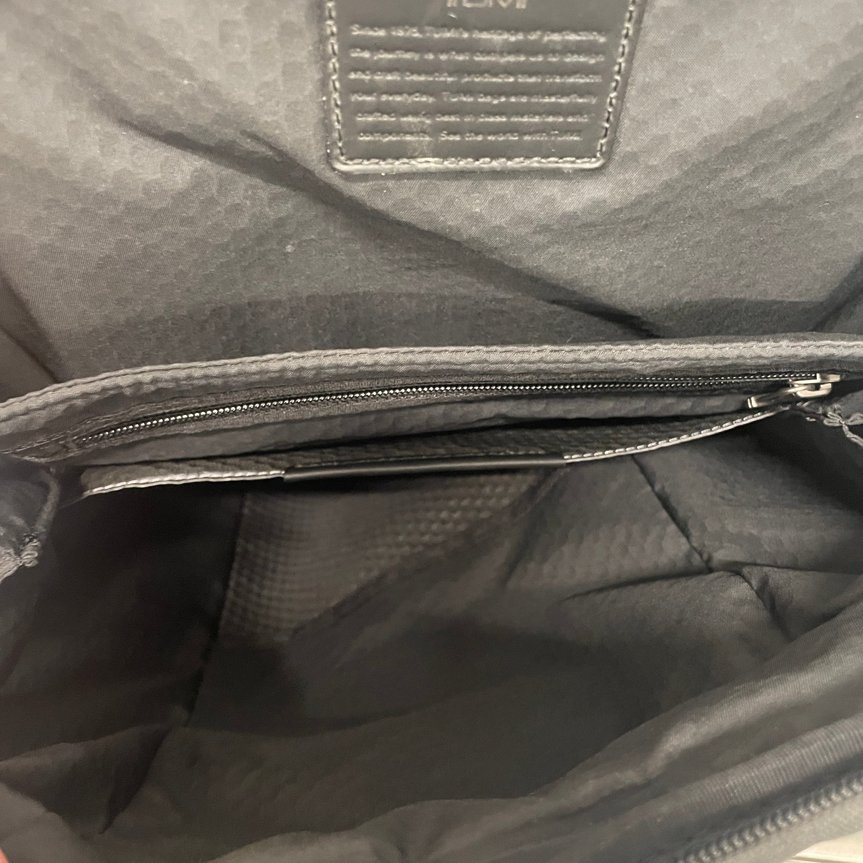 TUMI/Backpack/Nylon/GRY/ALPHA BRAVO LEATHER TRIM view 3