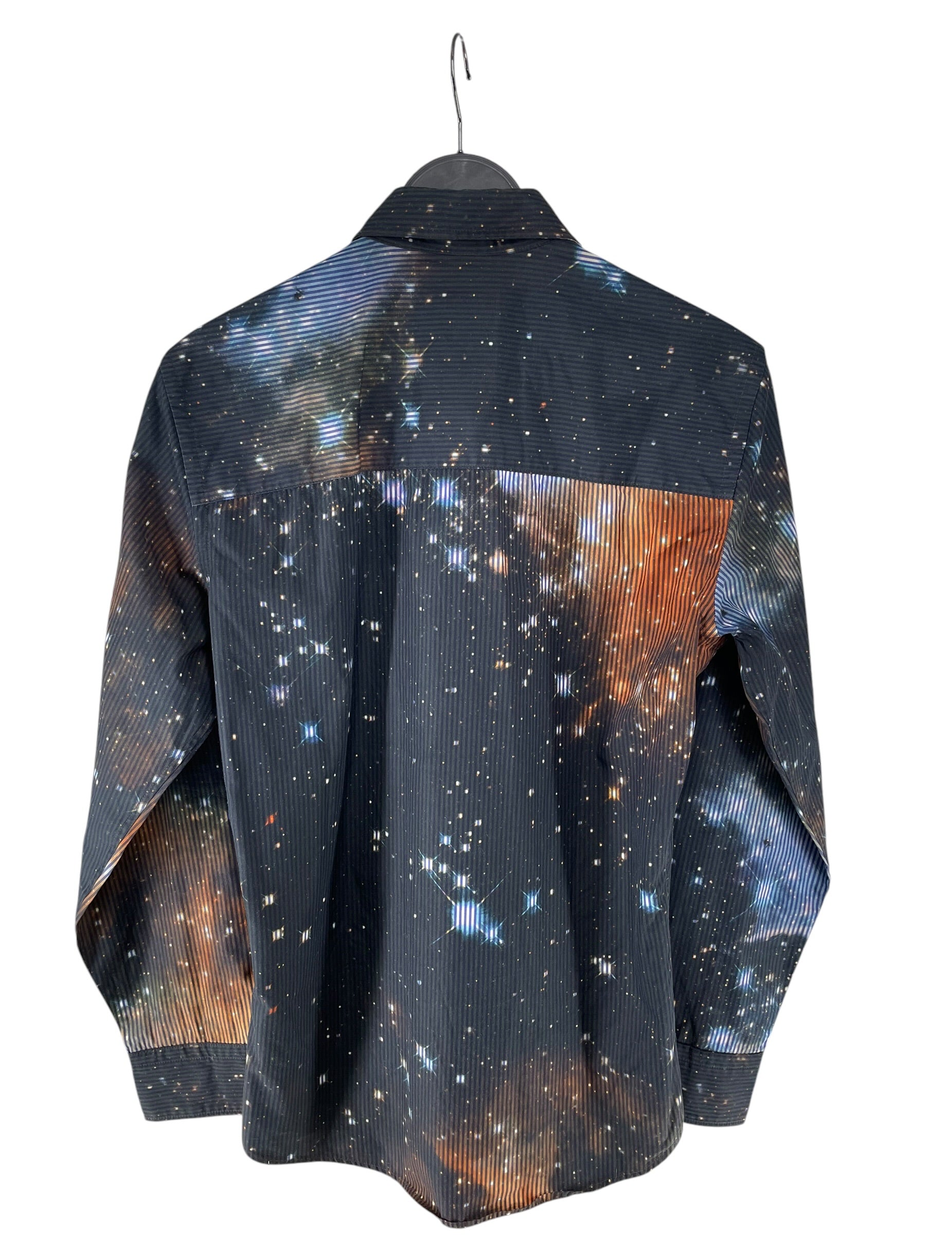 WORLDS END/LS Shirt/M/Cotton/MLT/All Over Print/STRIPE GALAXY SHIRT SZ1 view 2