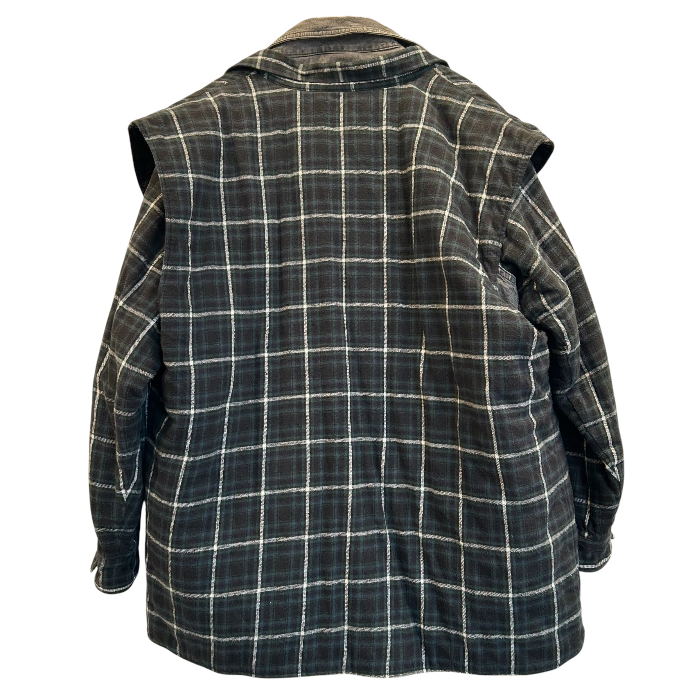BALENCIAGA/Jacket/38/Cotton/GRN/Plaid/ view 2