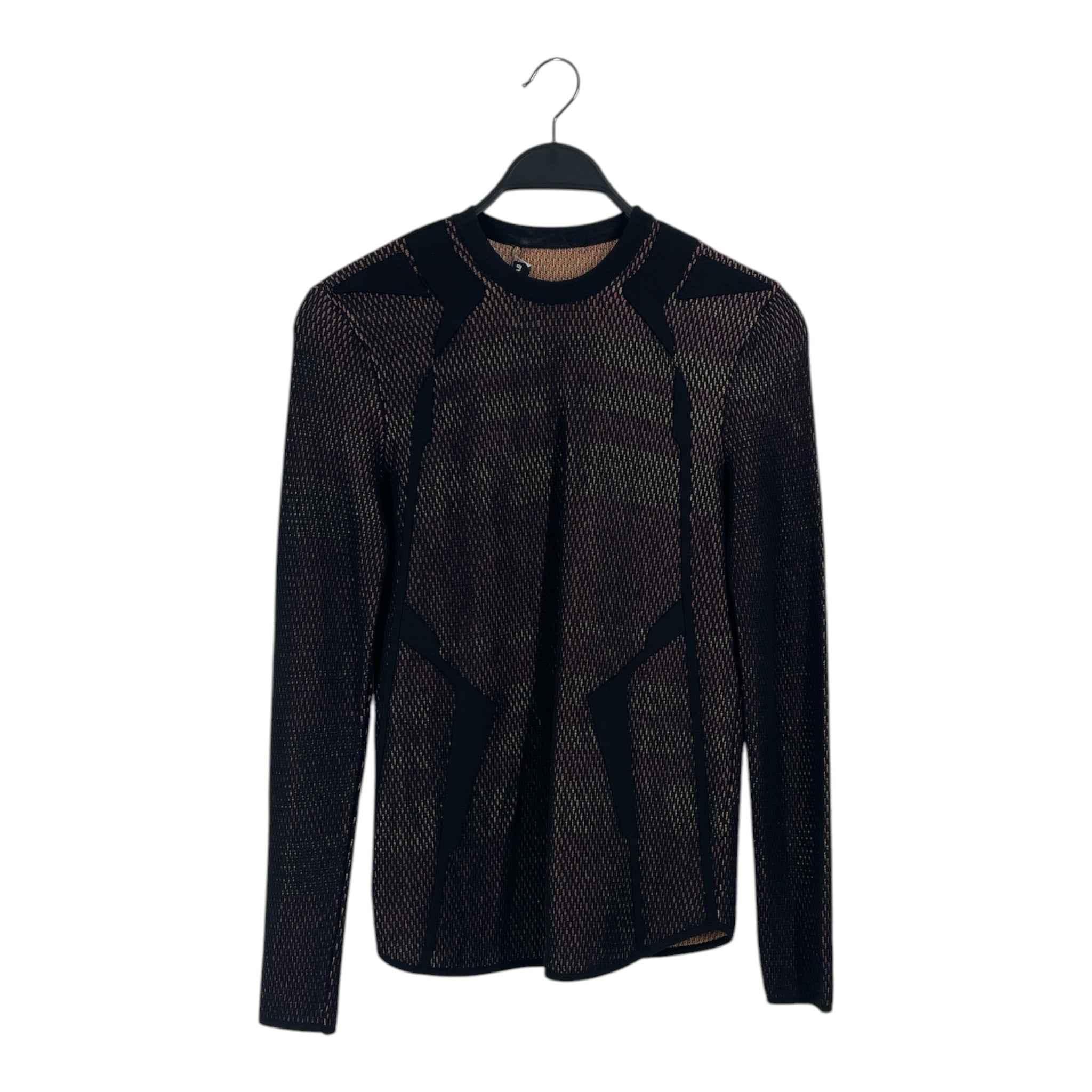 BALENCIAGA/Sweater/36/Rayon/BLK/NWT 2014 MOTO JERSEY MESH KNIT view 1