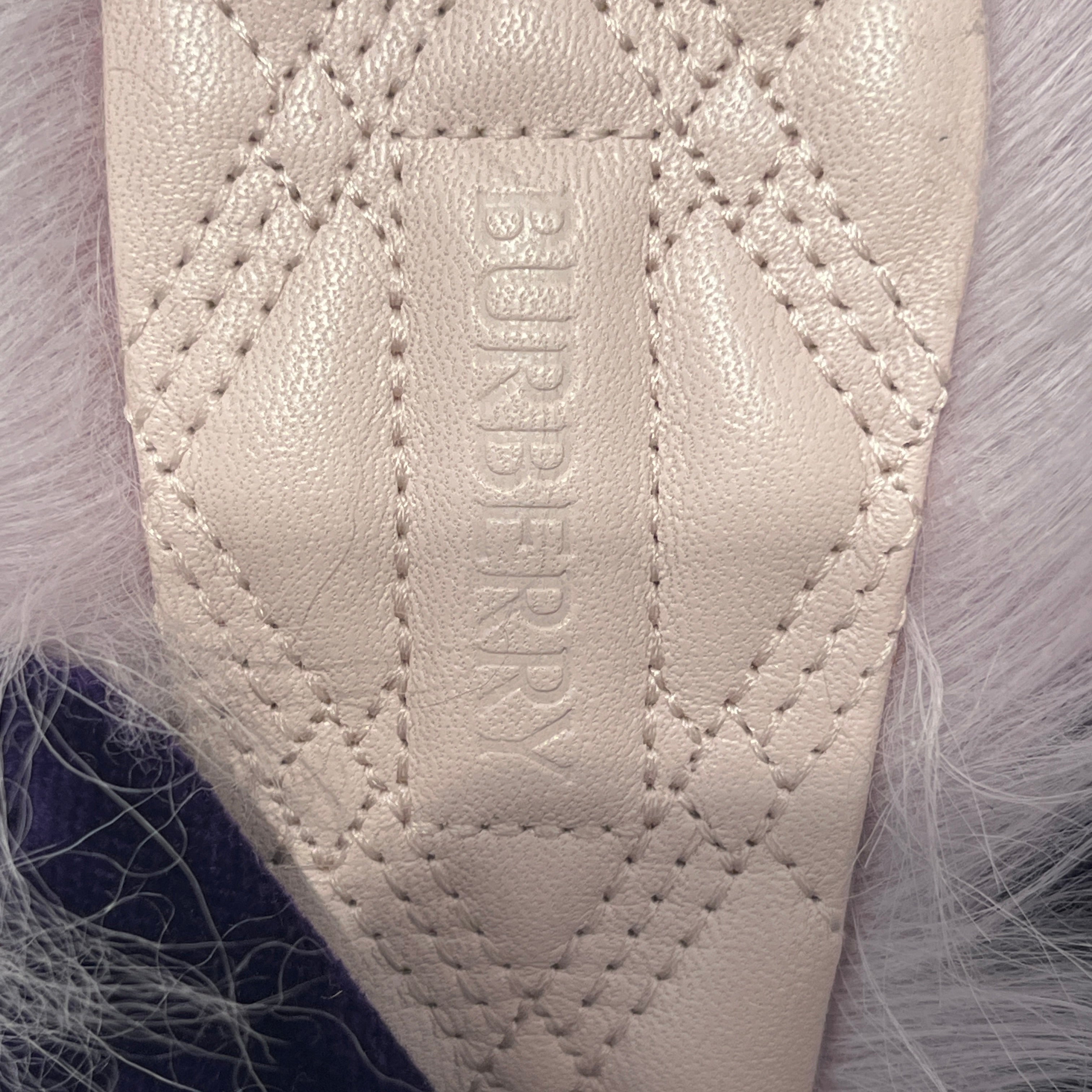 BURBERRY/Heels/EU 38/PPL/SHERLING TRIMMED SANDALS view 3