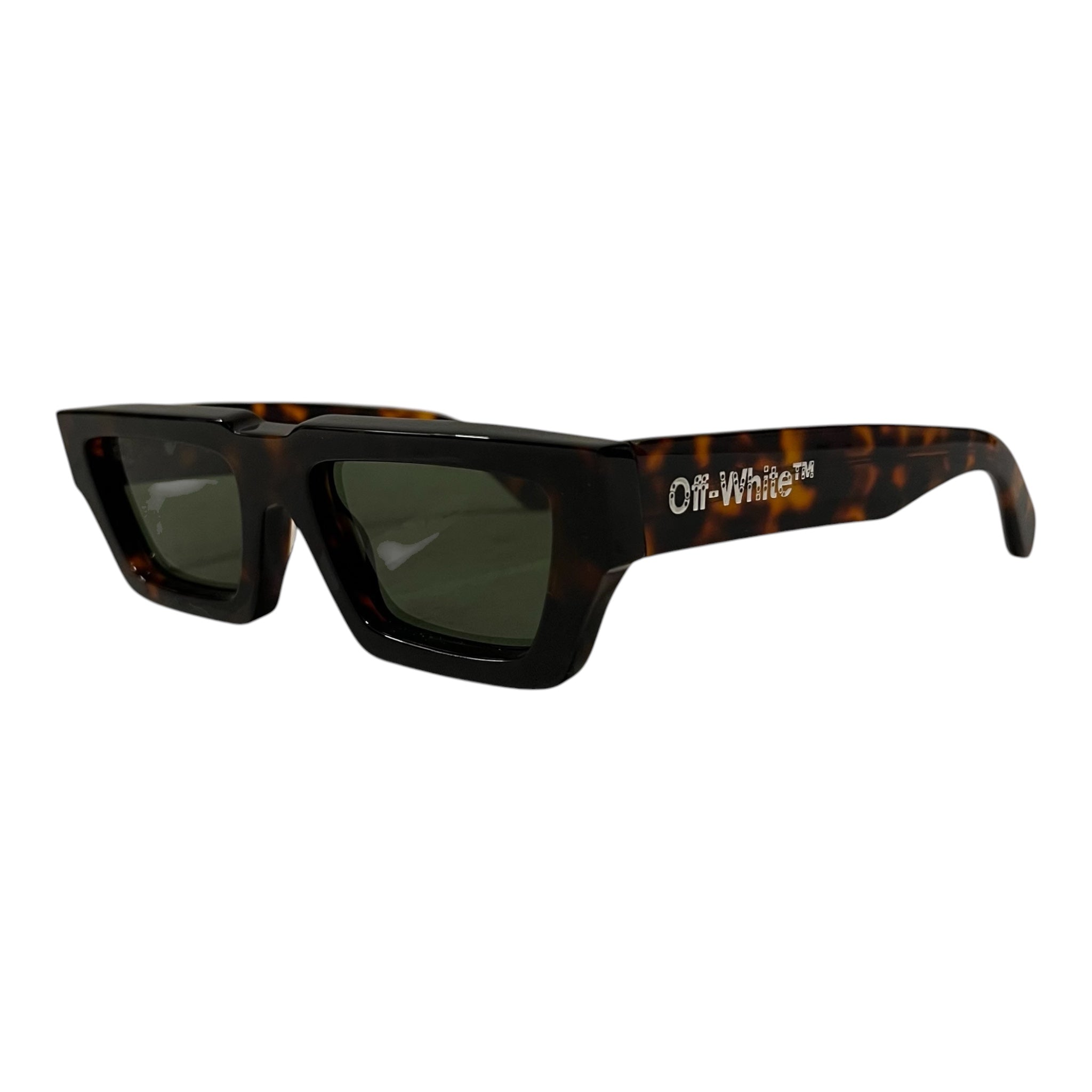 OFF-WHITE/Sunglasses/All Over Print/Tortoiseshell Pattern/BRW/L's/marfa view 1