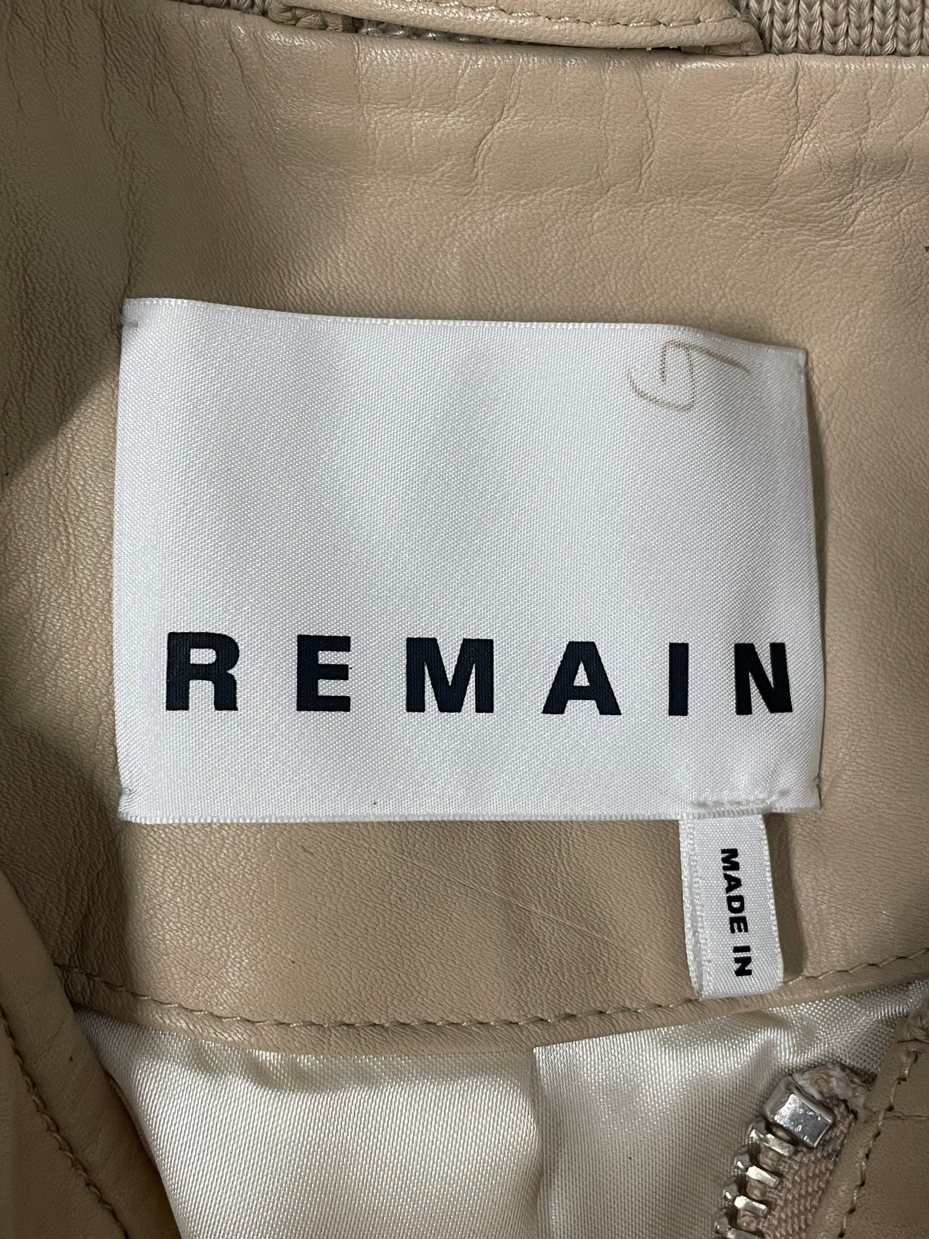 REMAIN/Leather Jkt/M/Leather/BEG/ view 3