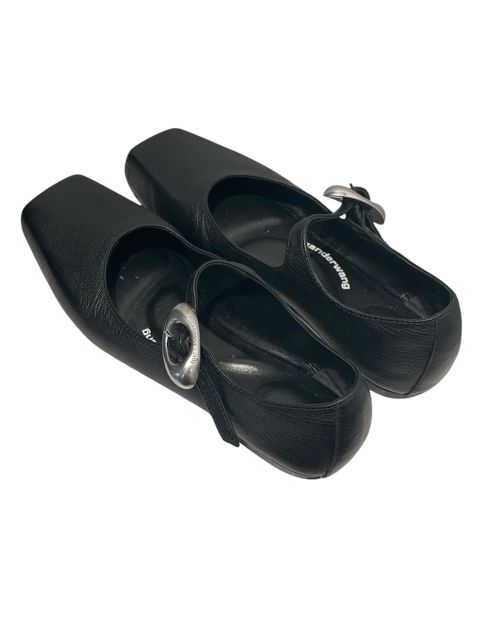 Alexander Wang/Flat Shoes/EU 35/Leather/BLK/square toe billie mary janes view 2