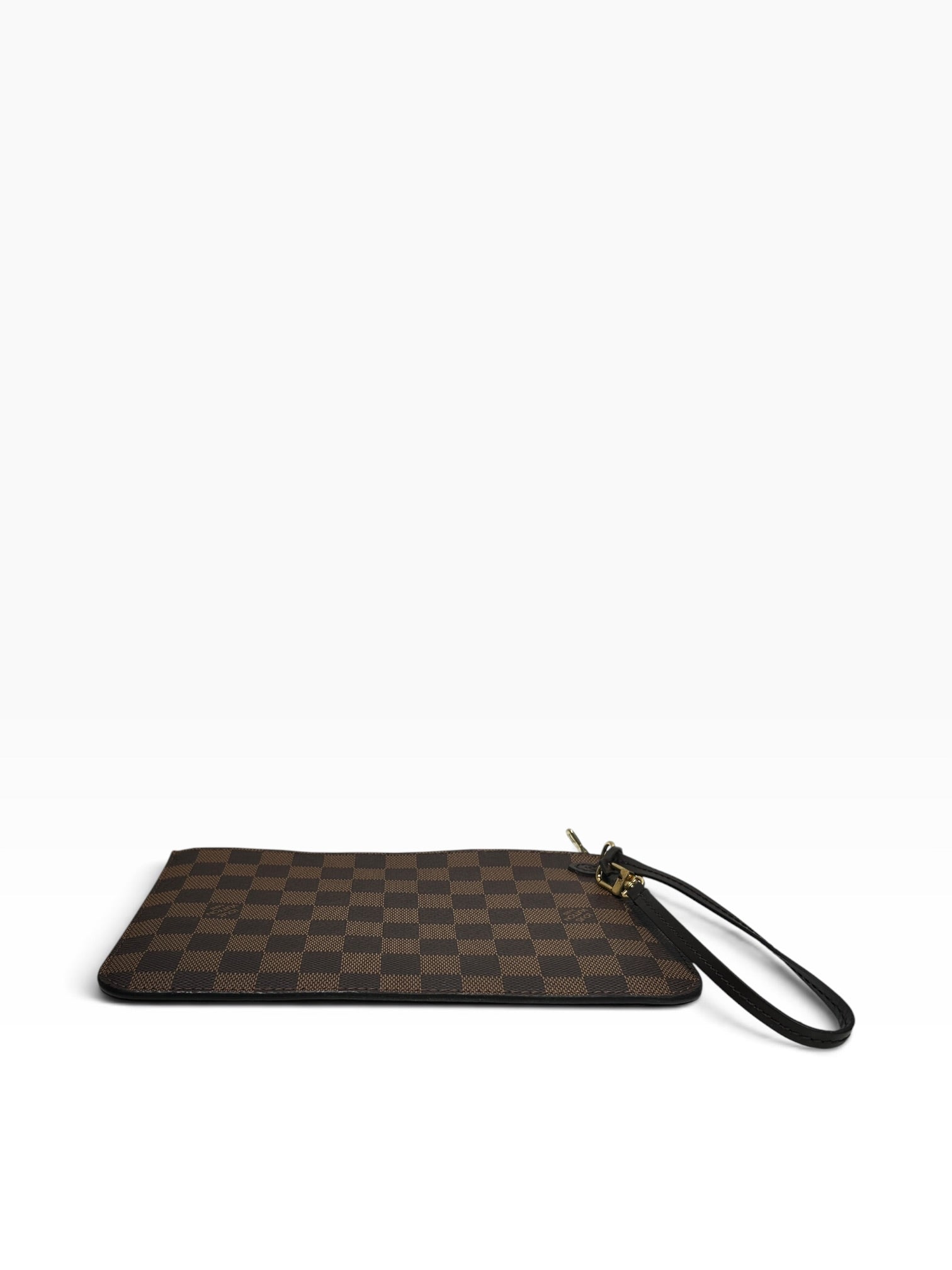 LOUIS VUITTON/Clutch Bag/All Over Print/Leather/BRW/DAMIER PRINT CLUTCH view 3