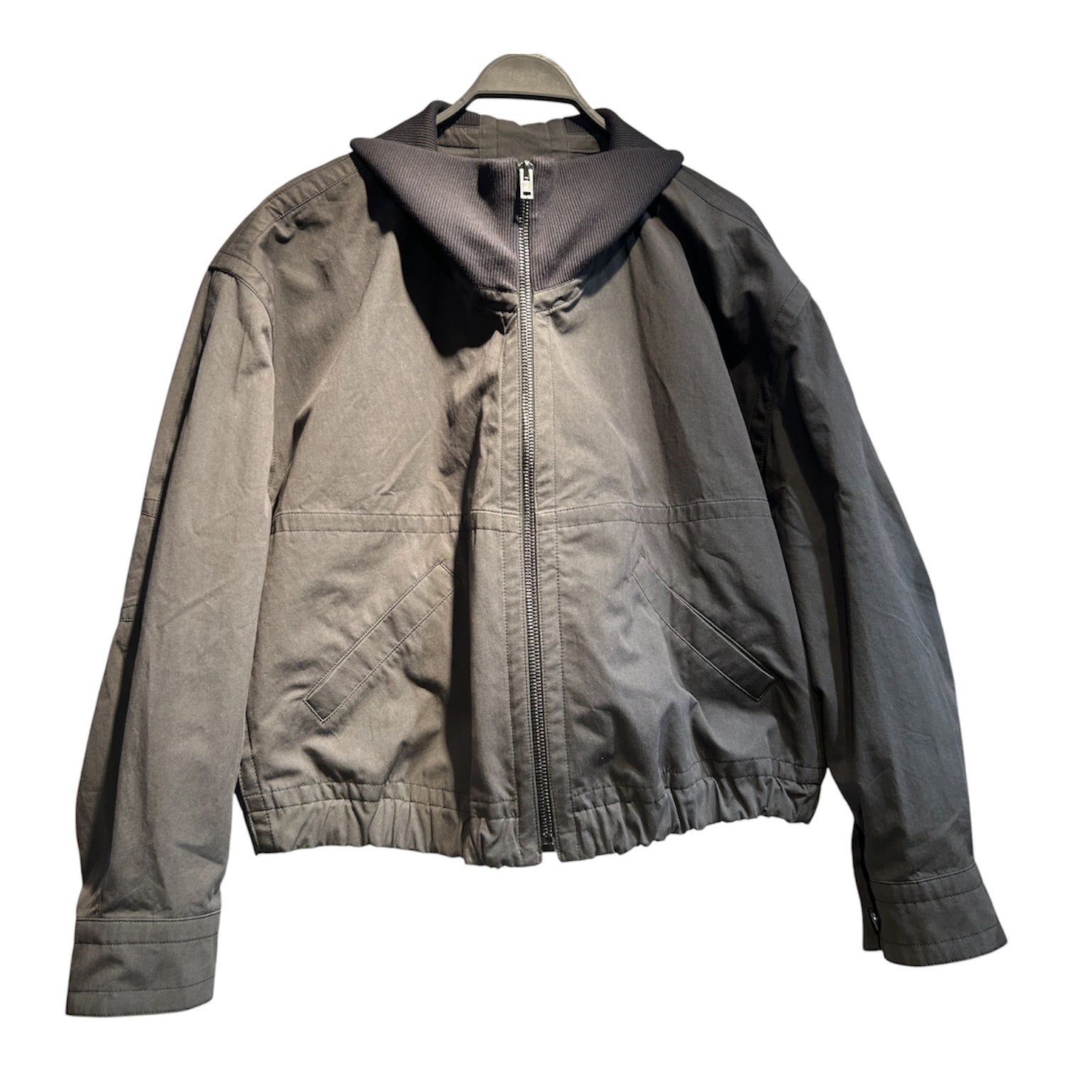 LEMAIRE/Jacket/42/Cotton/GRY/Double Layer Blouson Jacket view 1