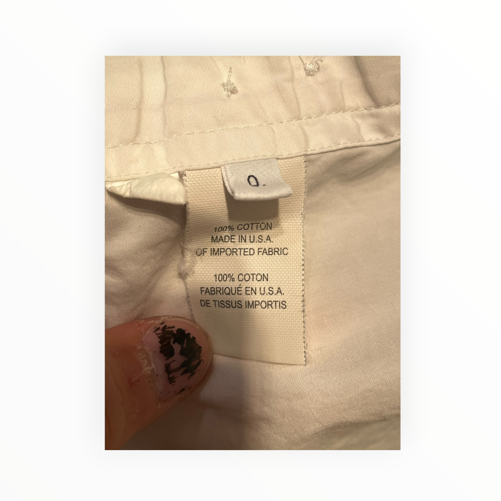 THOM BROWNE. NEW YORK/LS Shirt/0/Cotton/WHT/ view 4