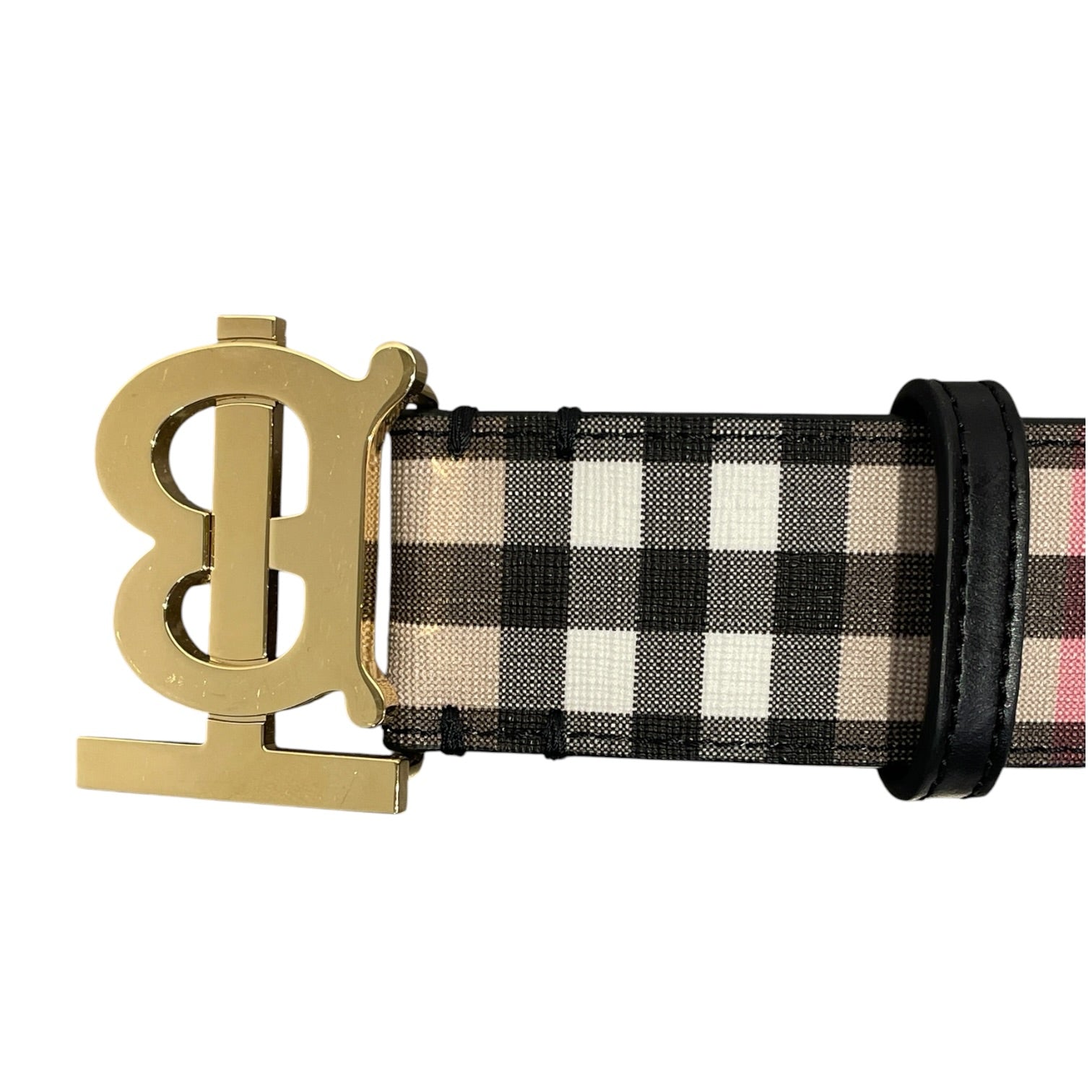 BURBERRY/Accessories/Plaid/Leather/CRM/L's/ view 2