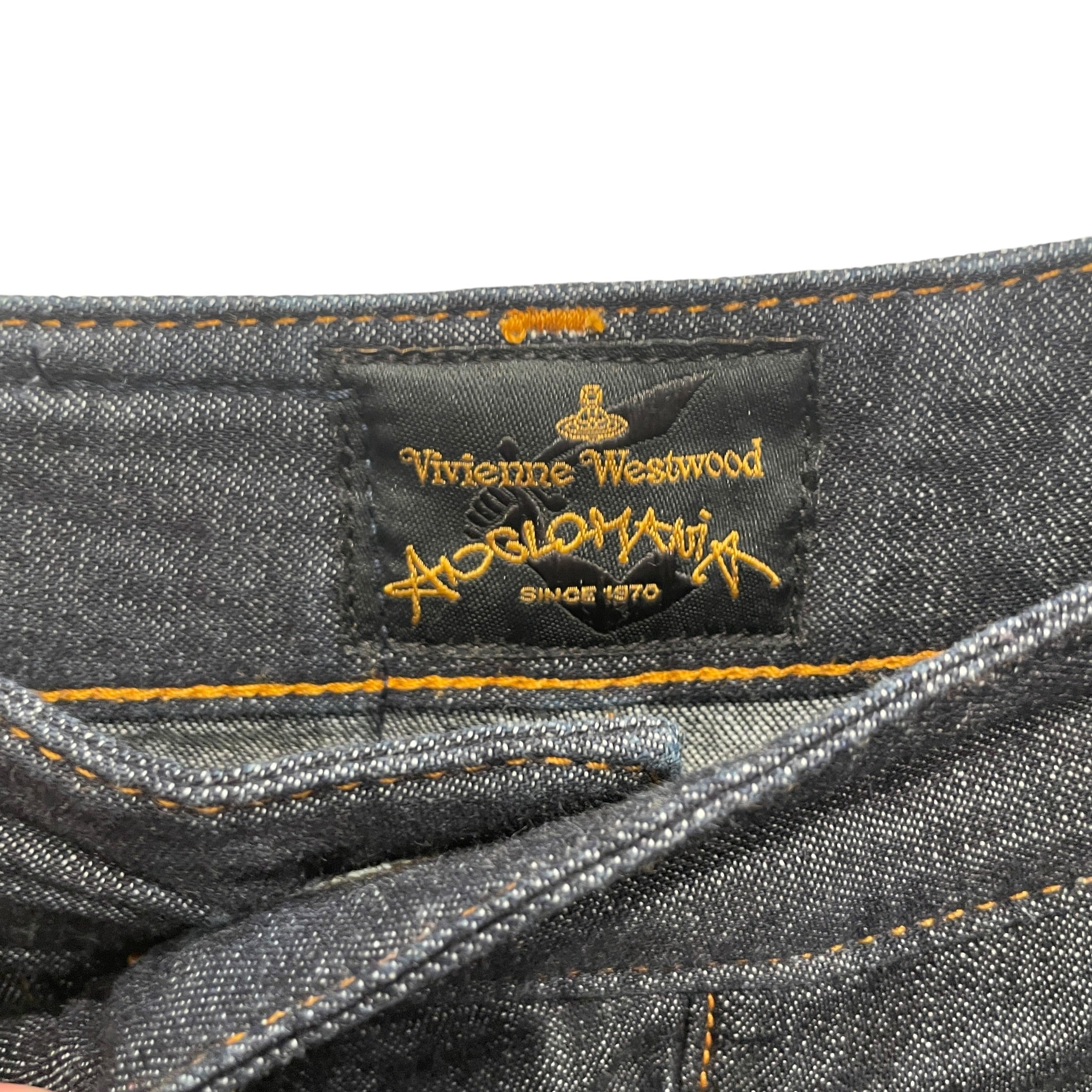 Vivienne Westwood/Bottoms/XXS/Cotton/NVY/ORG LINNING SIDE view 3