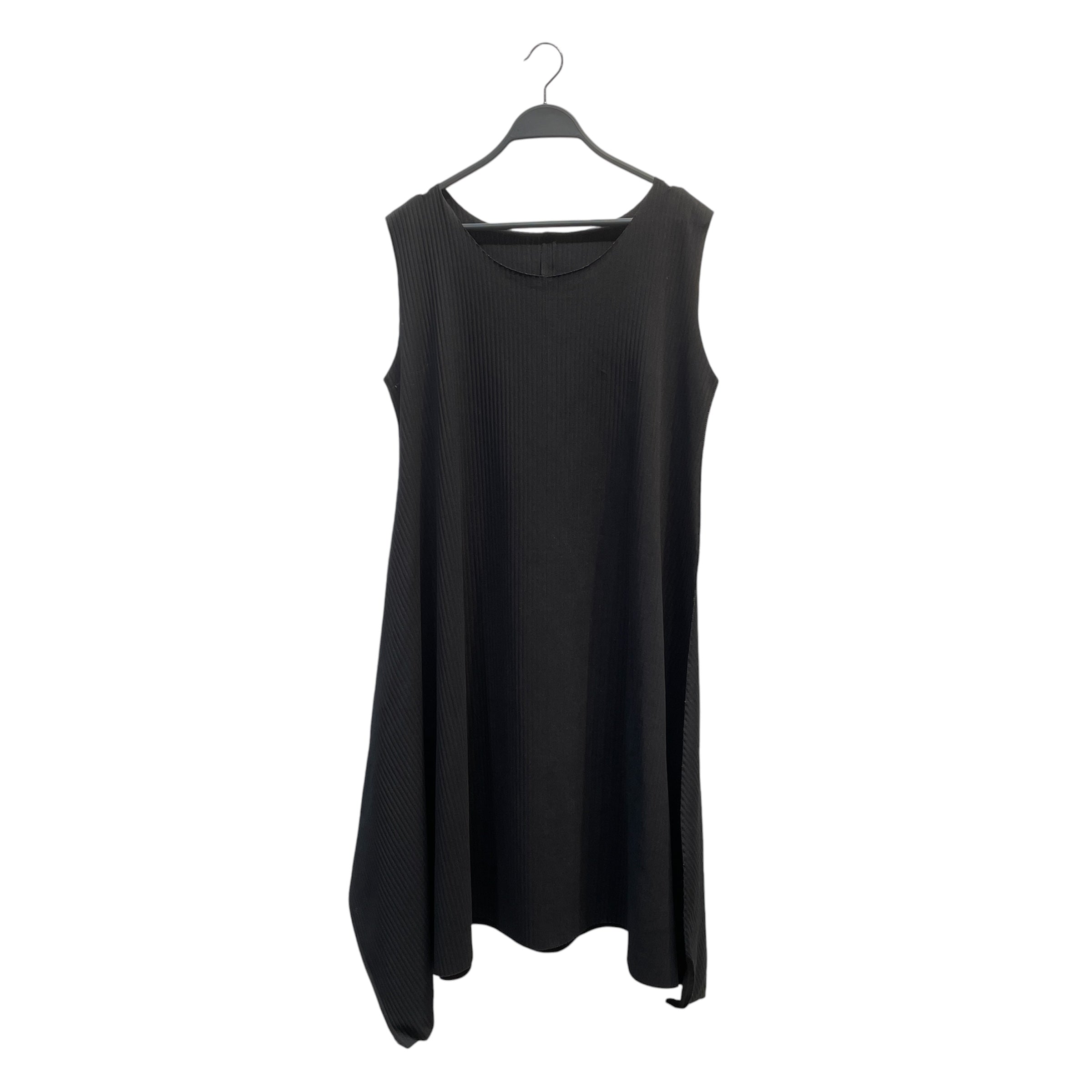 ISSEY MIYAKE/Camisole Dress/M/Polyester/BLK/ view 1