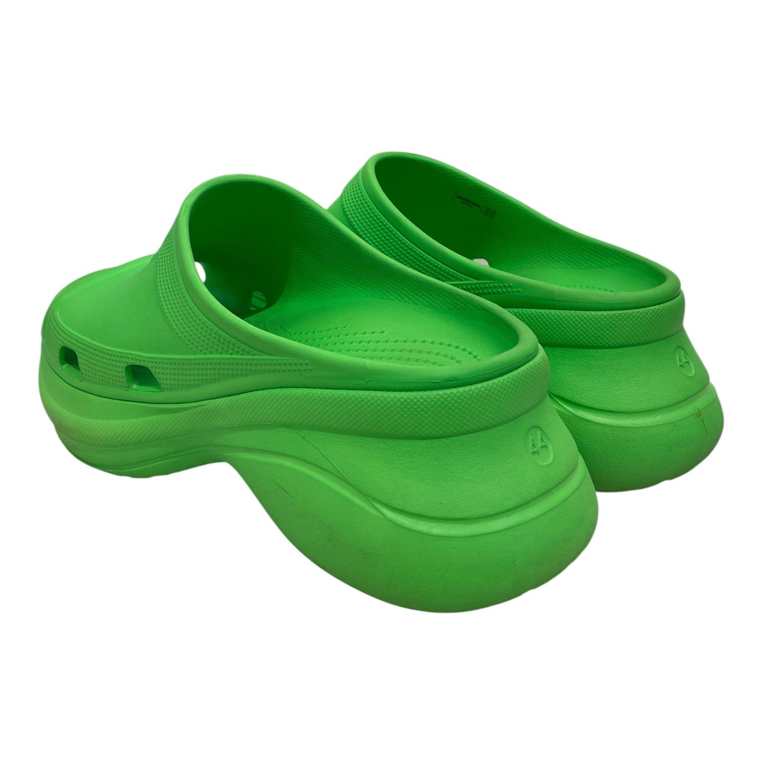 BALENCIAGA/Sandals/EU 44/Acrylic/GRN/pool croc collab view 2