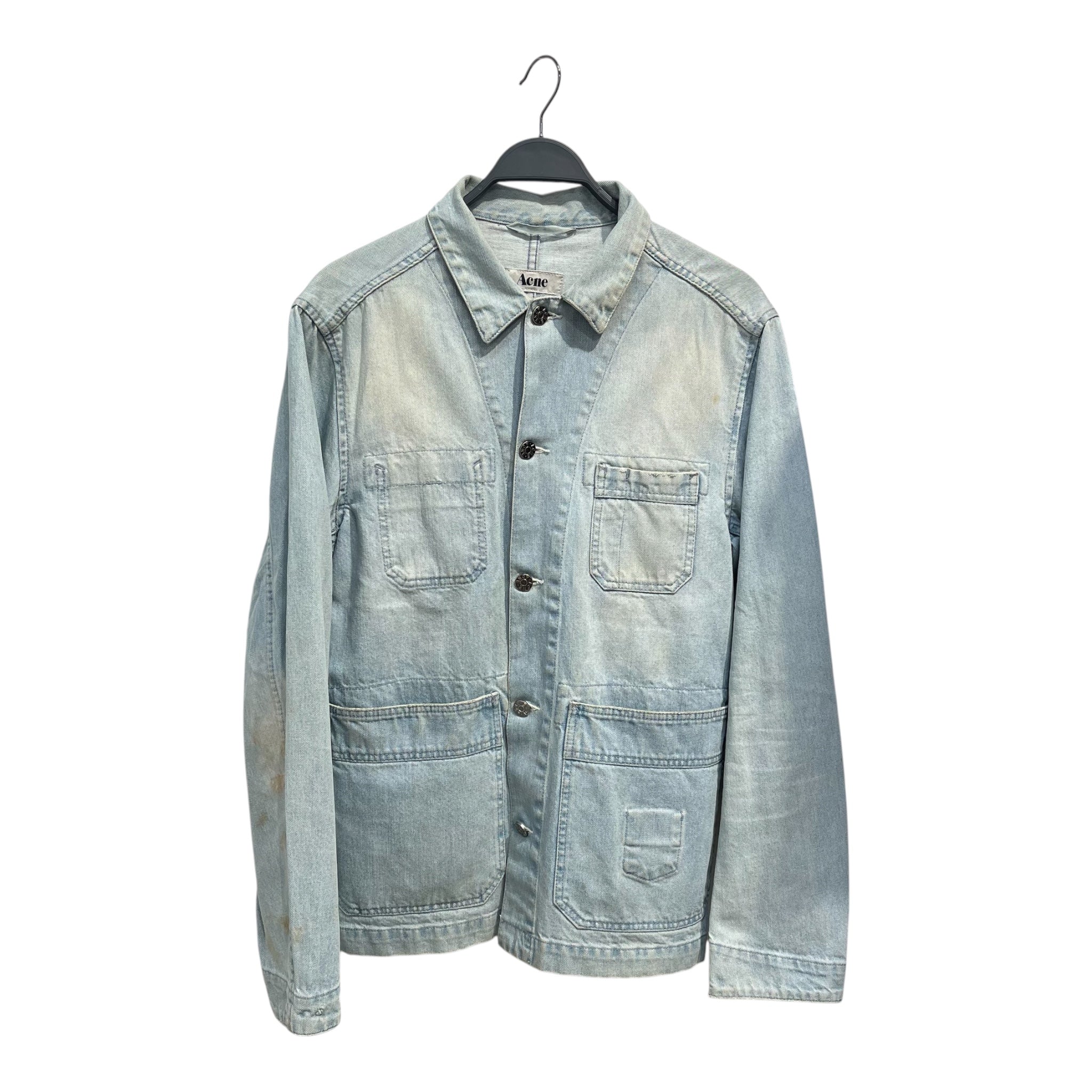 Acne Studios/Denim Jkt/52/Cotton/BLU/LIGHT BLUE CHORE DENIM JACKET view 1