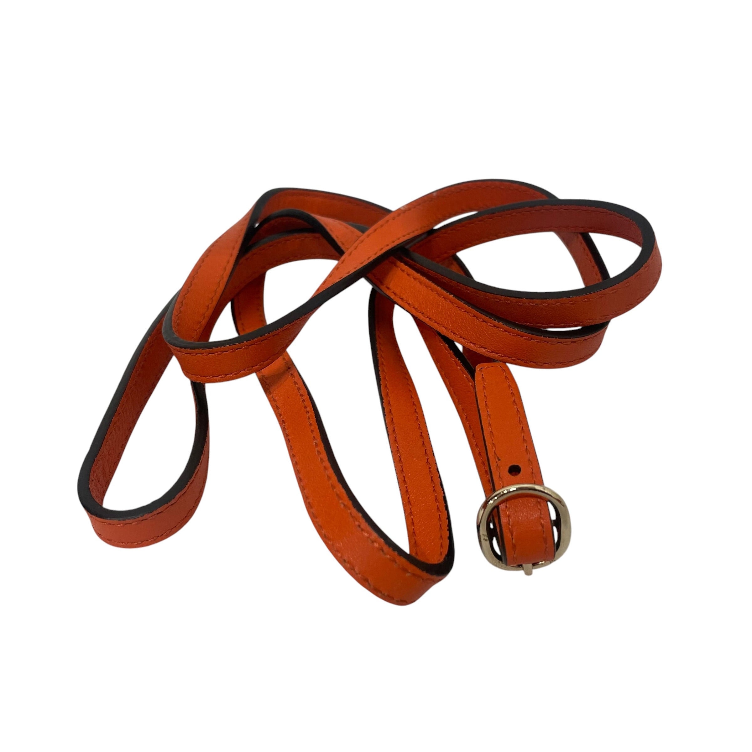 GUCCI/Cross Body Bag/Monogram/Leather/ORN/microguccissima crossbody view 5