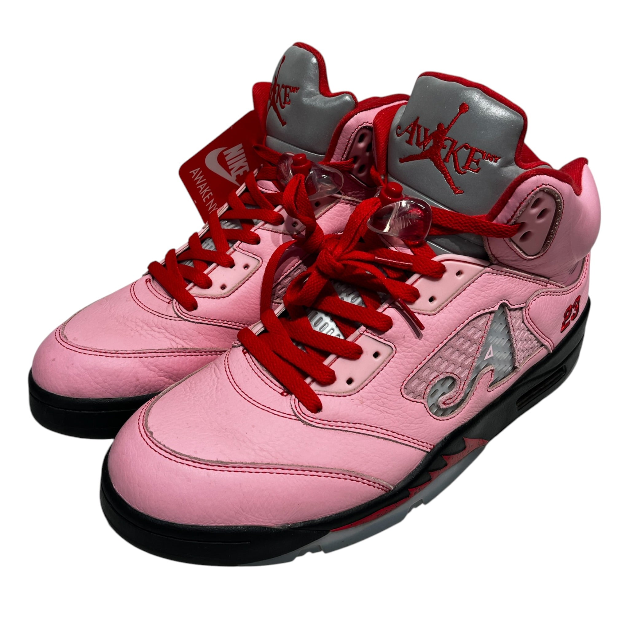 Awake NY/JORDAN BRAND/Hi-Sneakers/US 13/Leather/PNK/Awake 5 Arctic Pink view 1
