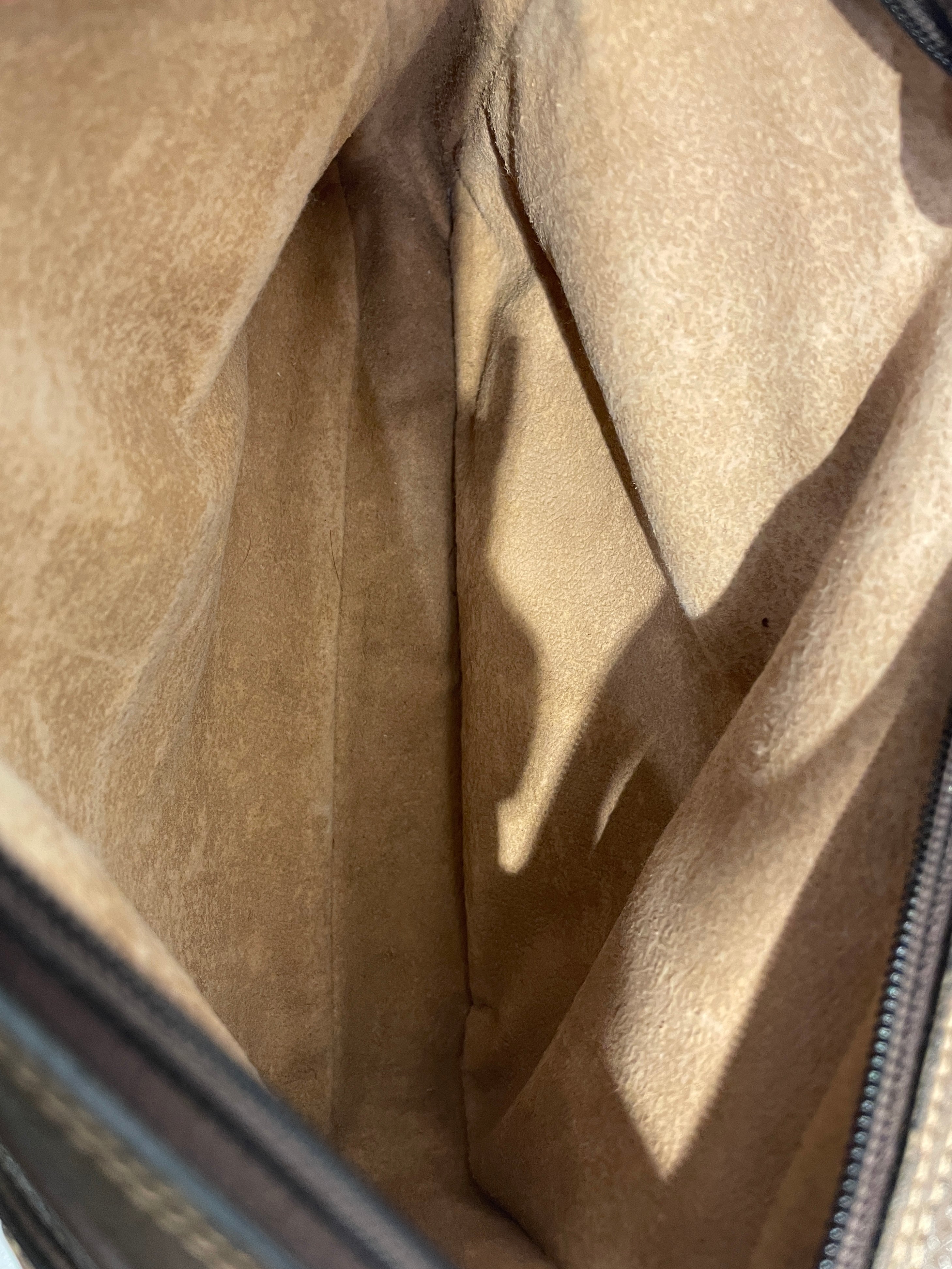 GUCCI/Hand Bag/Monogram/Leather/BEG/GG SUPREME SHERRY CAMERA BAG view 5