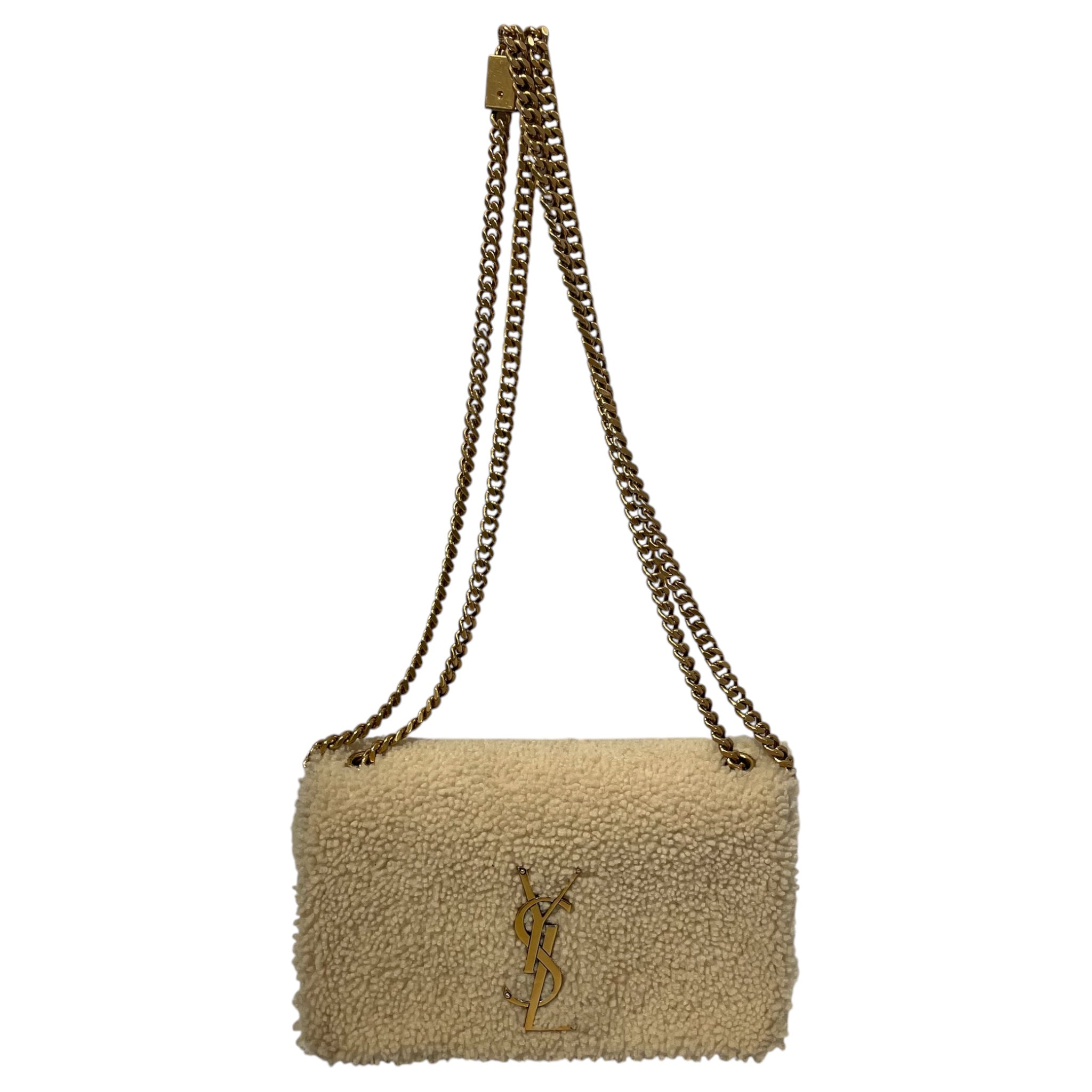 YVES SAINT LAURENT/Cross Body Bag/Monogram/Wool/CRM/BC1469390 0418 view 1