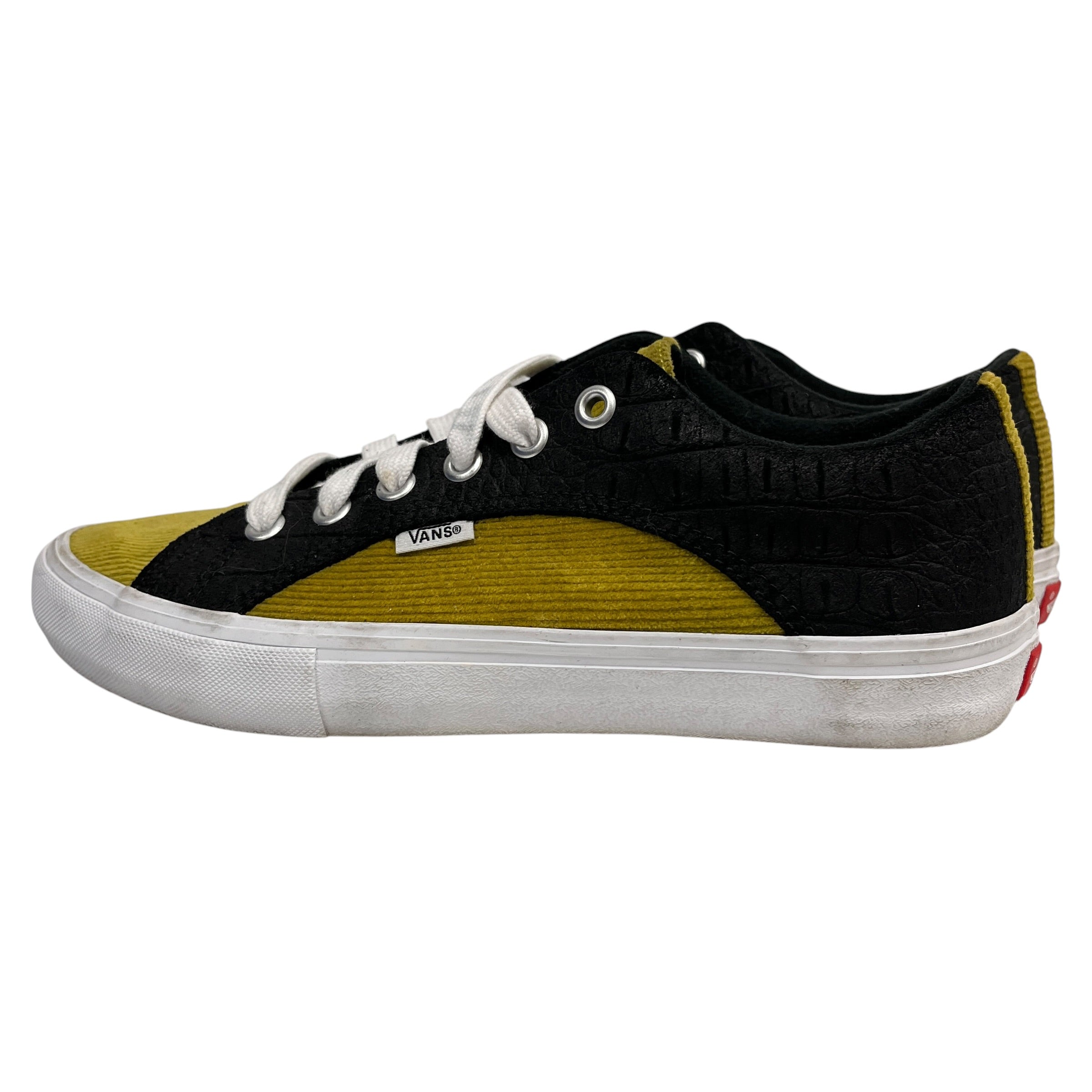 VANS/Supreme/Low-Sneakers/US 10/Cotton/YEL/Lampin Pro view 3