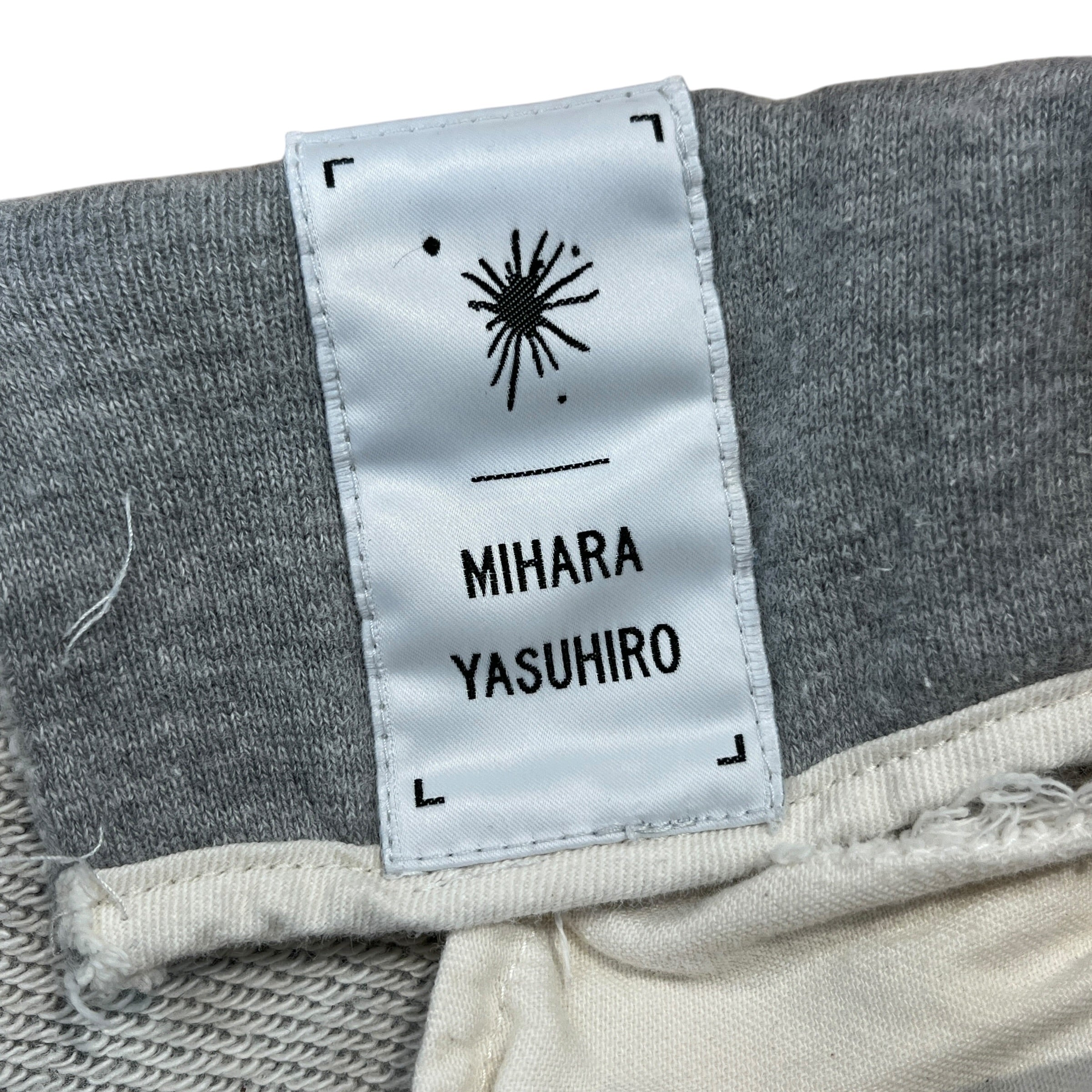 MIHARA YASUHIRO/Bootcut Pants/38/Cotton/GRY/lace up sweats view 2