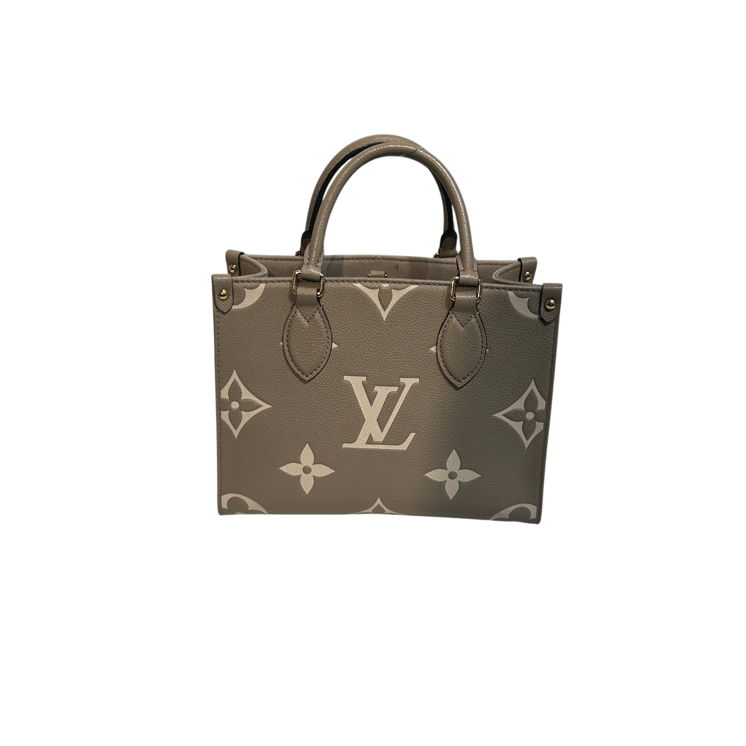 LOUIS VUITTON/Bag/Monogram/Leather/CRM/ON THE GO PM view 2
