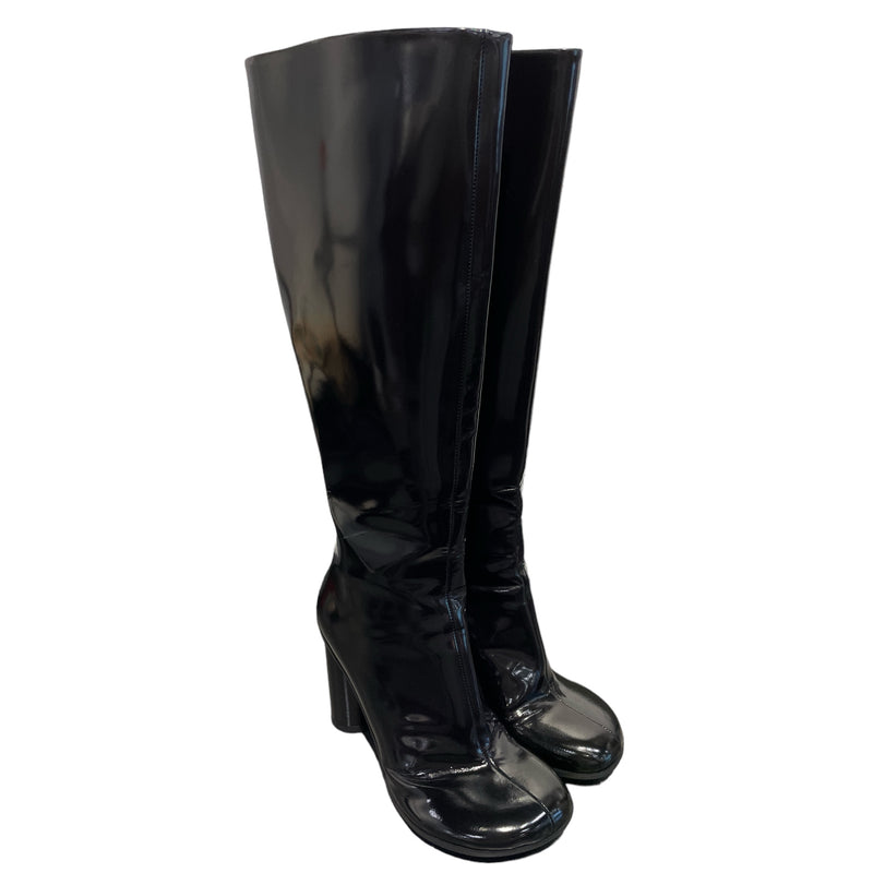 BOTTEGA VENETA/Long Boots/EU 38/Leather/BLK/