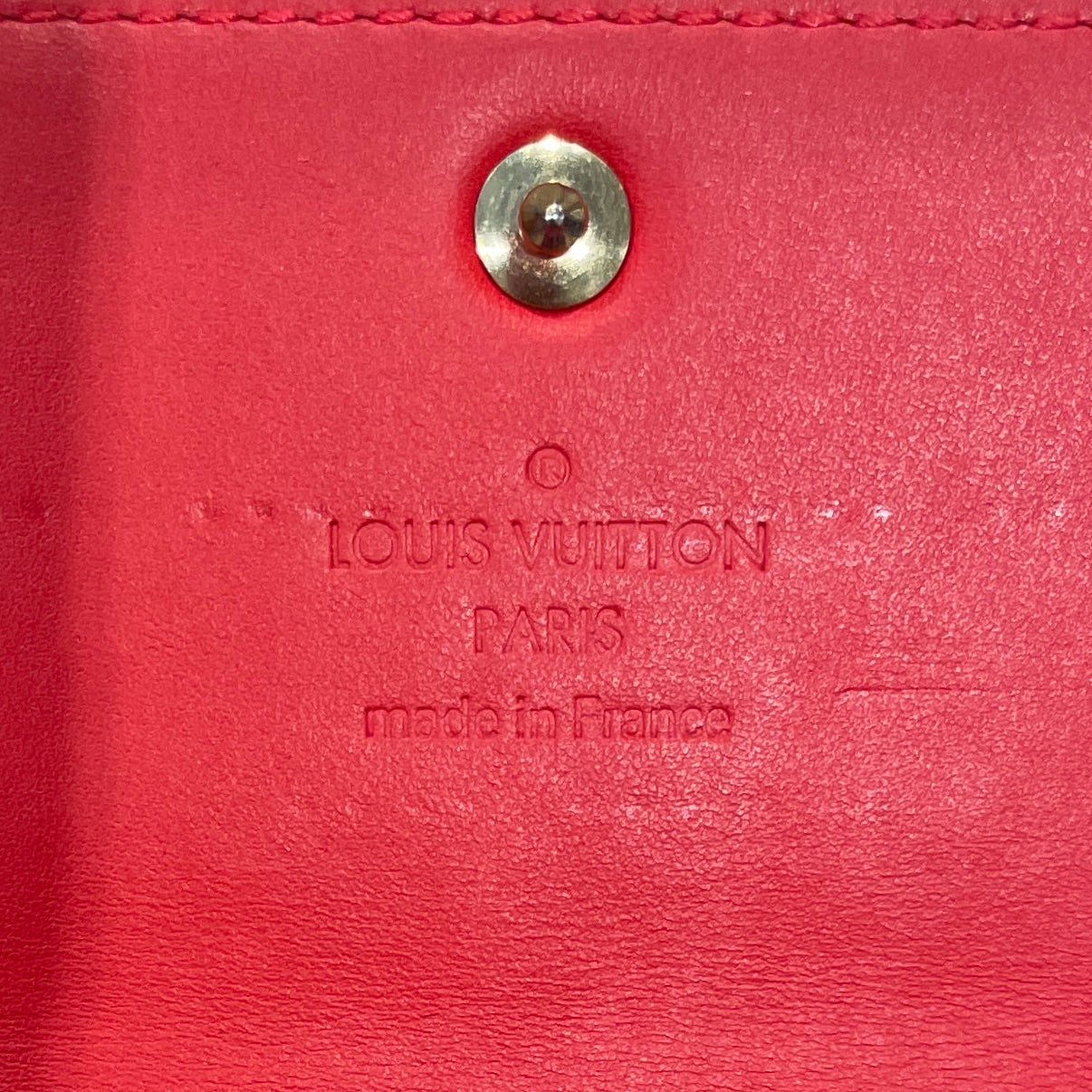 LOUIS VUITTON/Wallet/Monogram/Faux Leather/RED/PATENT LEATHER view 5